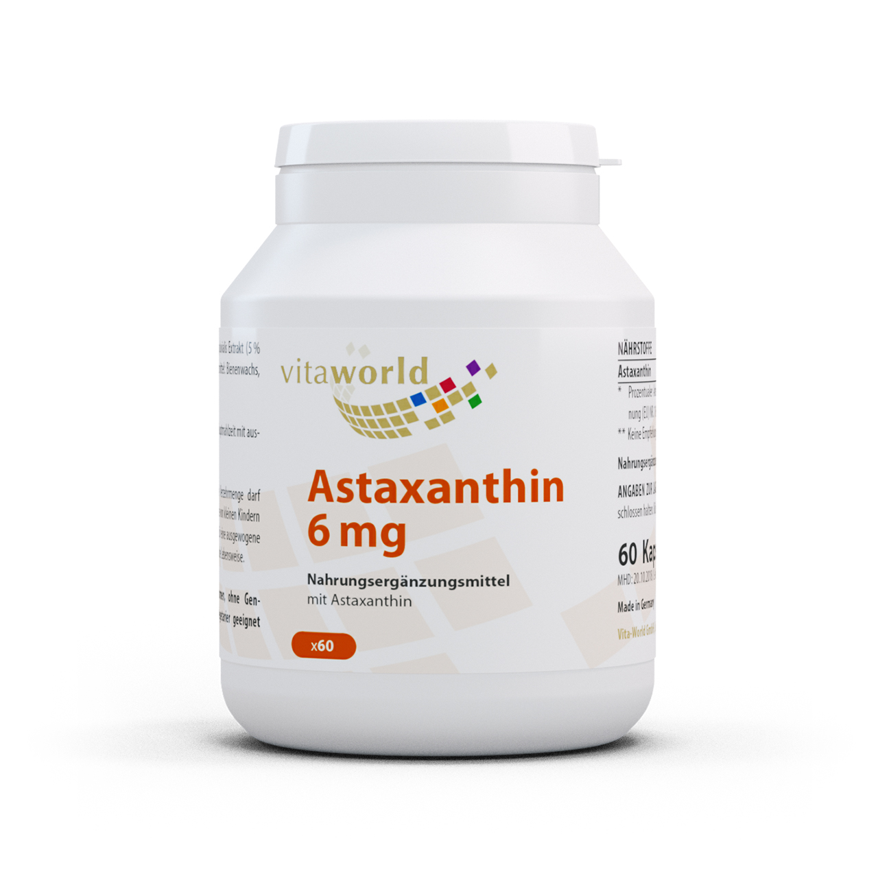 ASTAXANTHIN 6 mg Kapseln ASTAXANTHIN 6 mg Kapseln