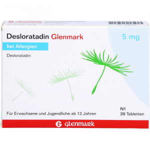 DESLORATADIN Glenmark 5 mg Tabletten DESLORATADIN Glenmark 5 mg Tabletten