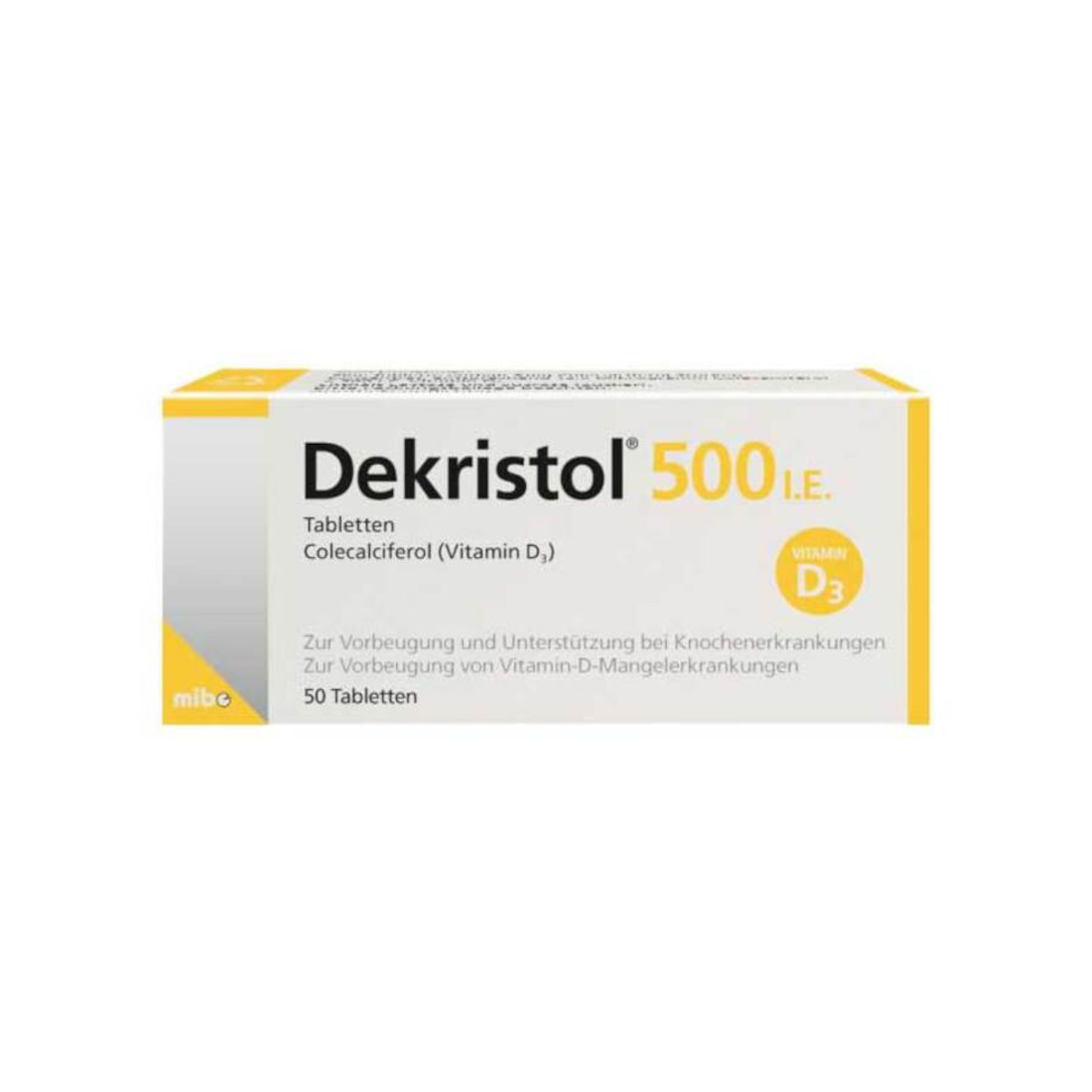 DEKRISTOL 500 I.E. Tabletten DEKRISTOL 500 I.E. Tabletten