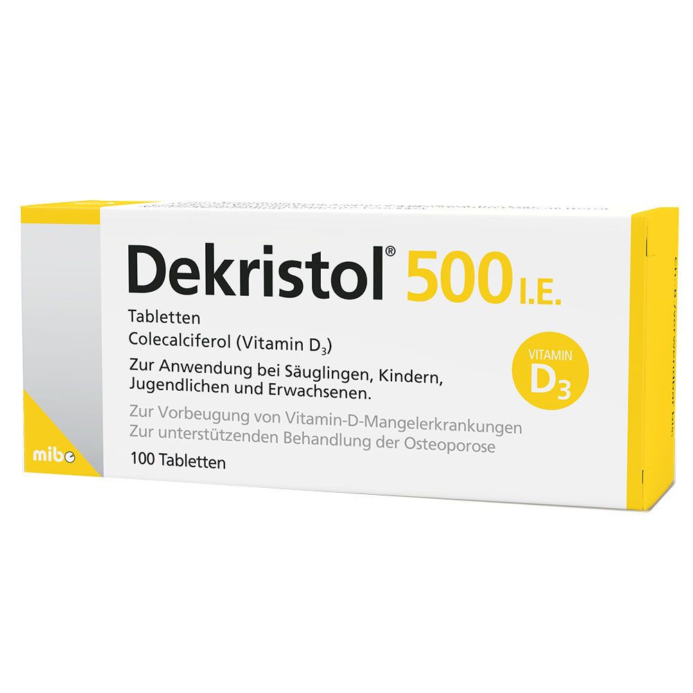 DEKRISTOL 500 I.E. Tabletten DEKRISTOL 500 I.E. Tabletten