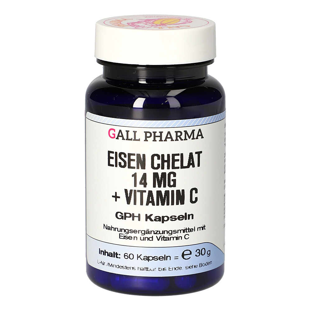 EISEN CHELAT 14 mg+Vitamin C GPH Kapseln EISEN CHELAT 14 mg+Vitamin C GPH Kapseln