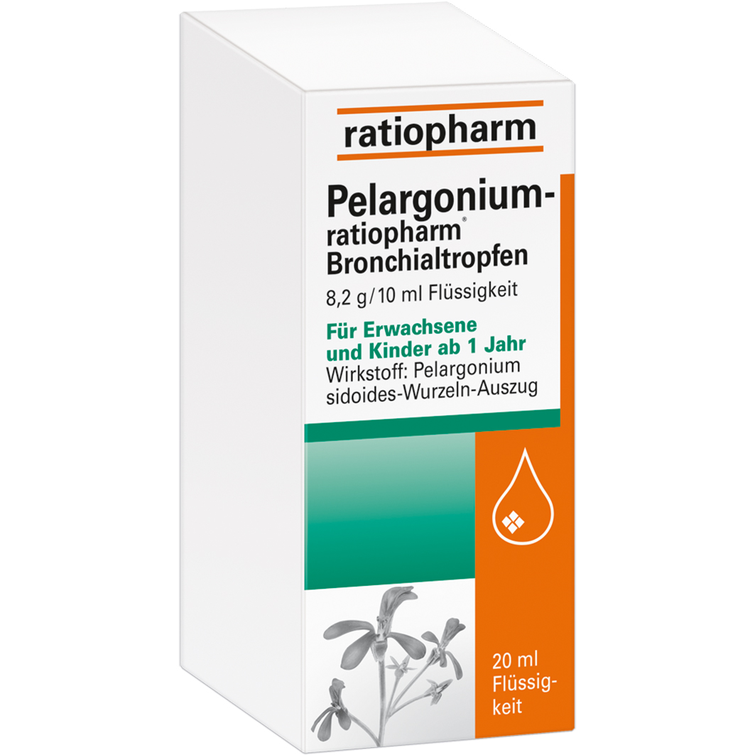 PELARGONIUM-RATIOPHARM Bronchialtropfen PELARGONIUM-RATIOPHARM Bronchialtropfen