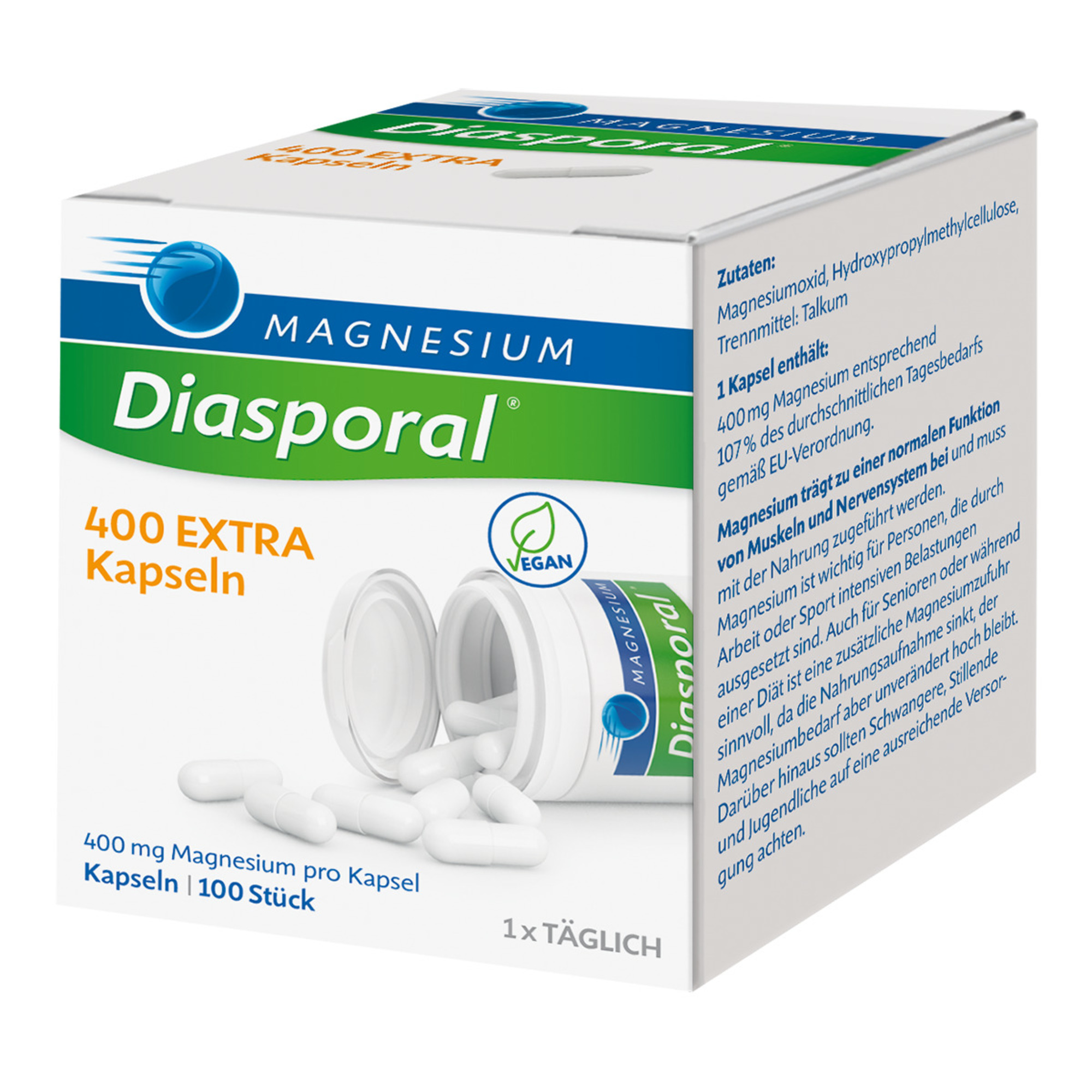 MAGNESIUM DIASPORAL 400 Extra Kapseln MAGNESIUM DIASPORAL 400 Extra Kapseln