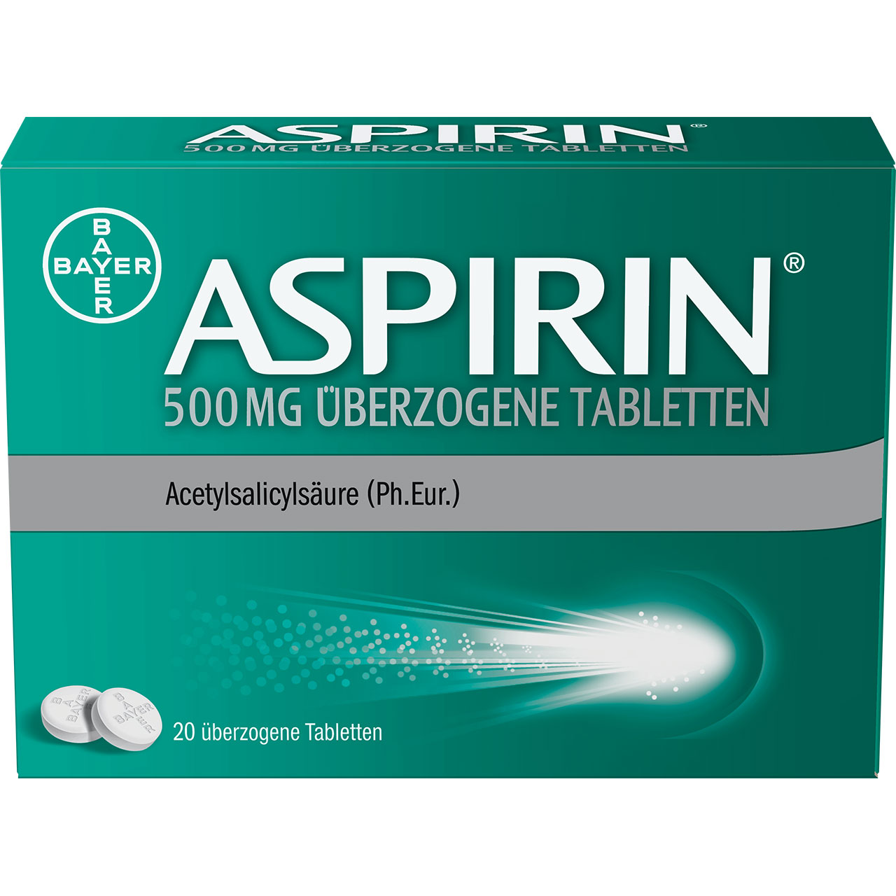 ASPIRIN 500 mg überzogene Tabletten ASPIRIN 500 mg überzogene Tabletten