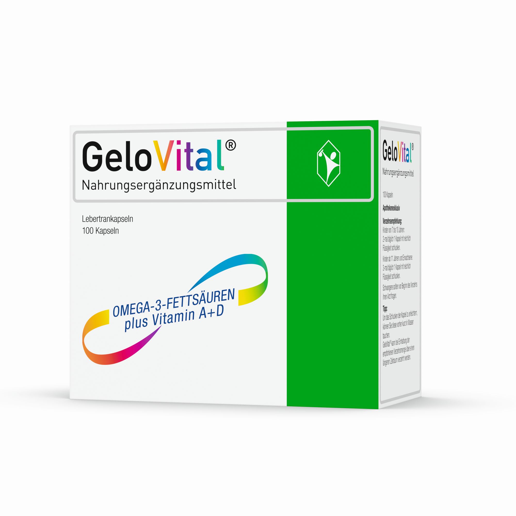 GeloVital Lebertrankapsel mit Vitamin A und Vitamin D GeloVital Lebertrankapsel mit Vitamin A und Vitamin D