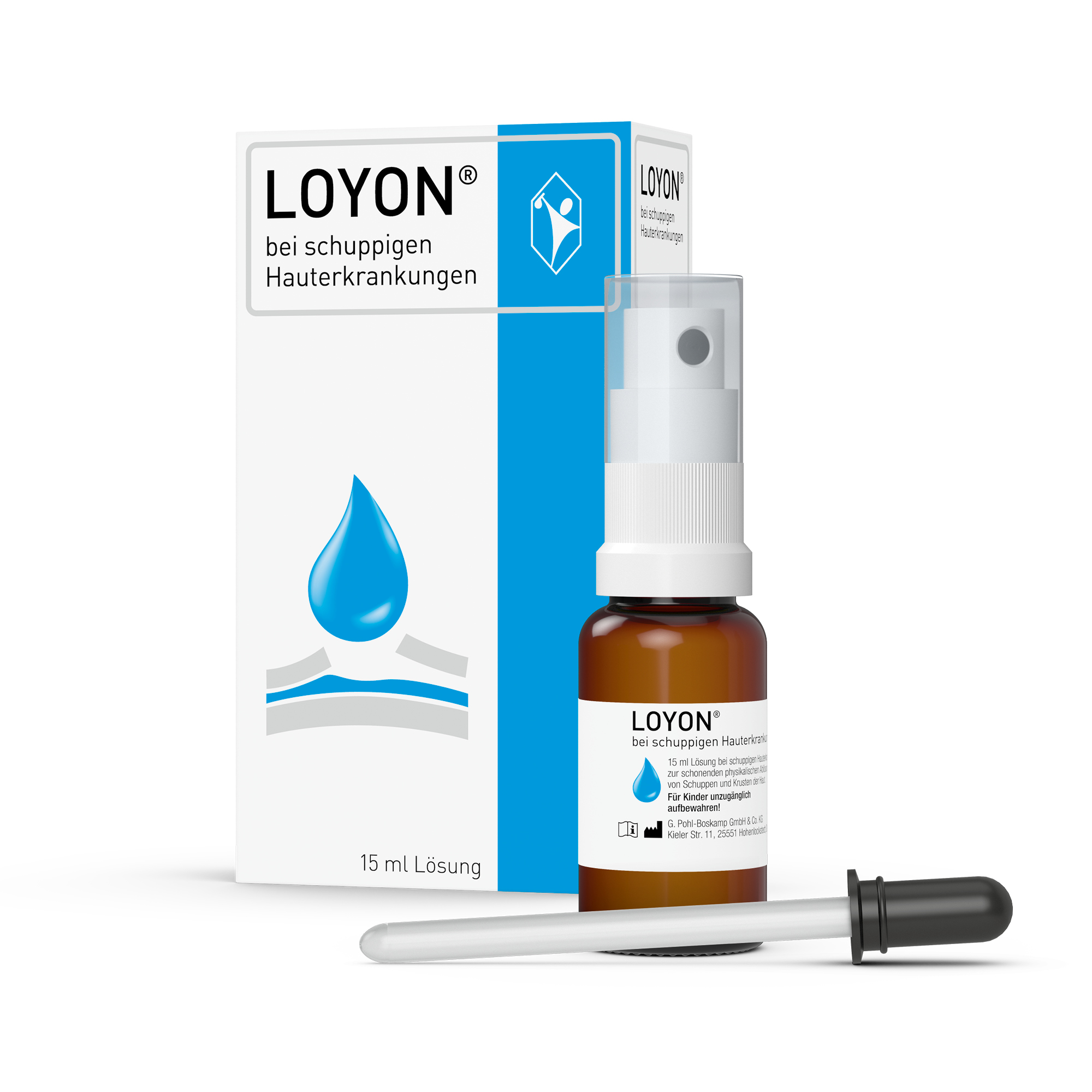 LOYON bei Schuppenflechte, Milchschorf und Kopfgneis LOYON bei Schuppenflechte, Milchschorf und Kopfgneis