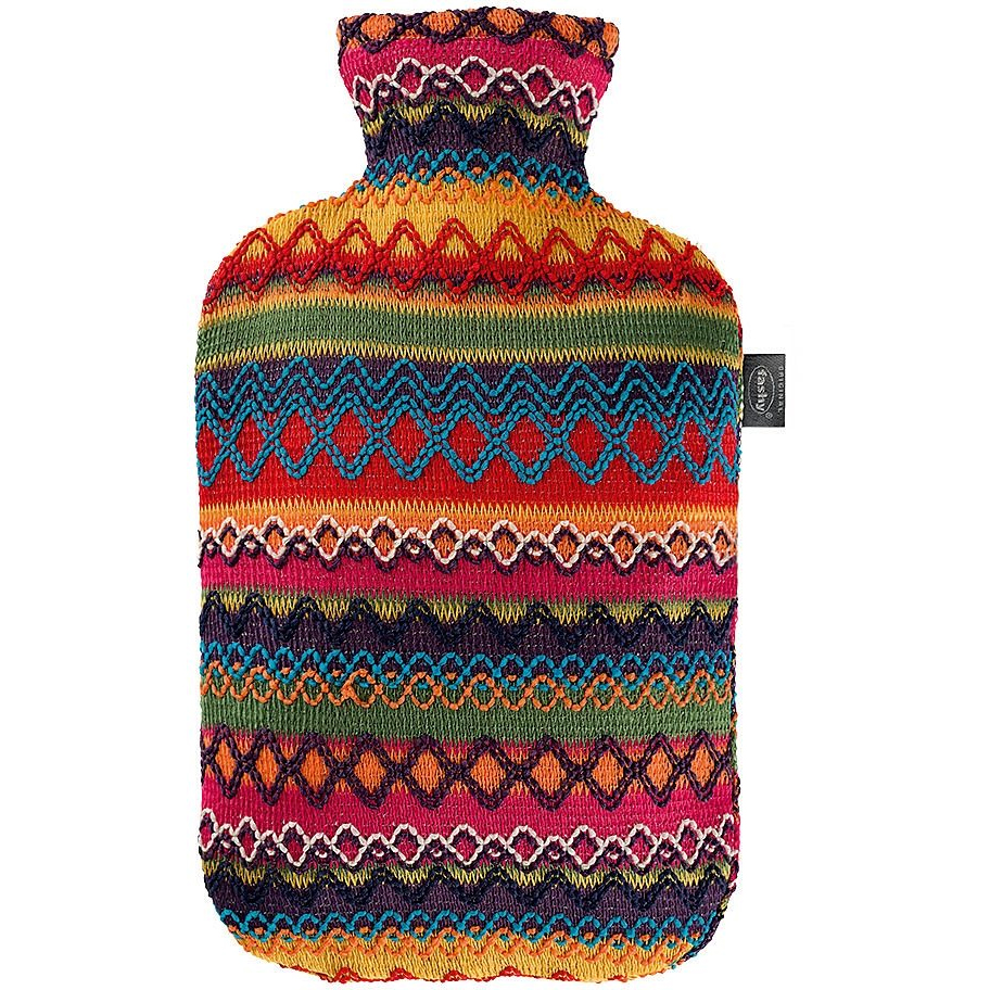 FASHY Wärmflasche Peru-Design rottöne FASHY Wärmflasche Peru-Design rottöne