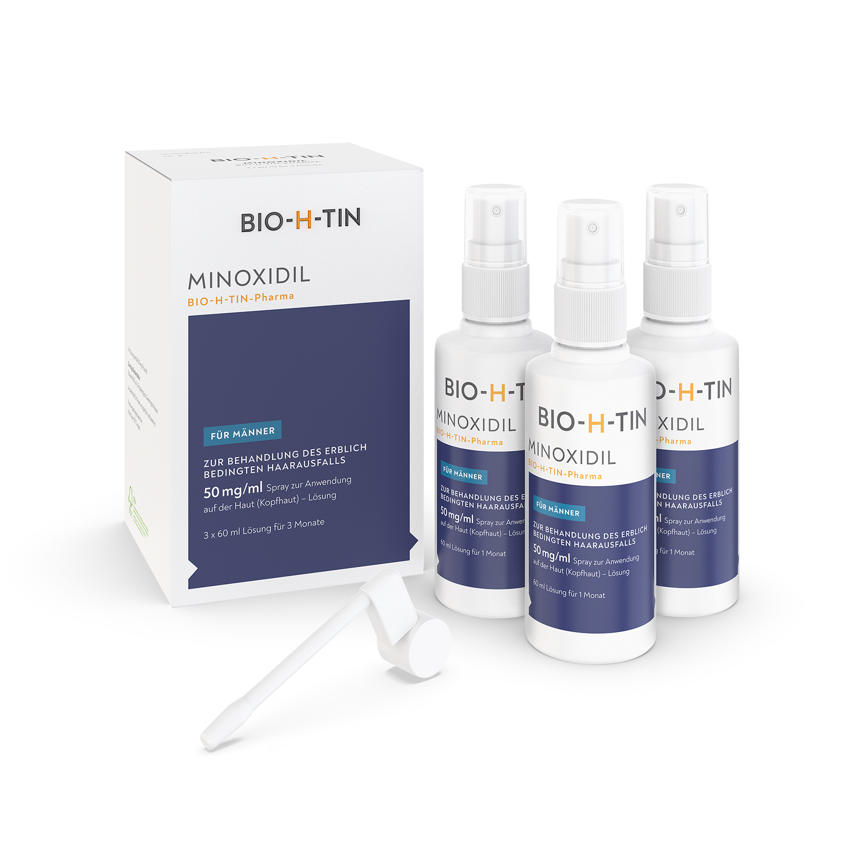 MINOXIDIL BIO-H-TIN® 50mg/ml für Männer MINOXIDIL BIO-H-TIN® 50mg/ml für Männer