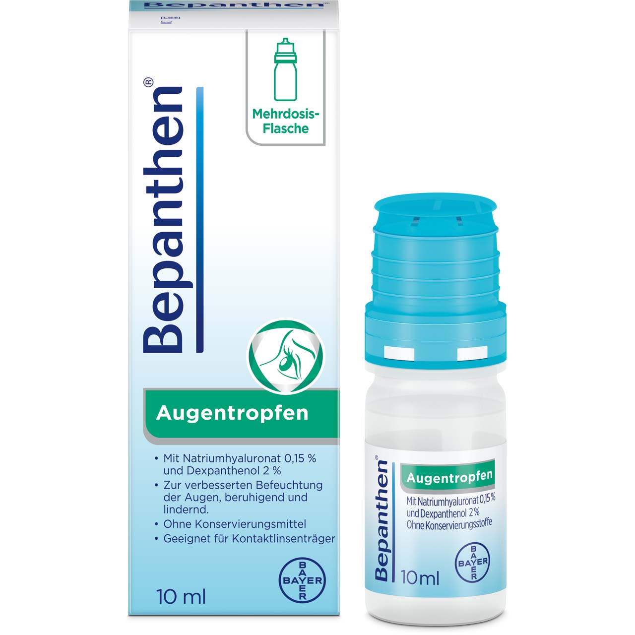 BEPANTHEN Augentropfen hilft bei trockenen, geröteten, juckenden oder brennenden Augen BEPANTHEN Augentropfen hilft bei trockenen, geröteten, juckenden oder brennenden Augen