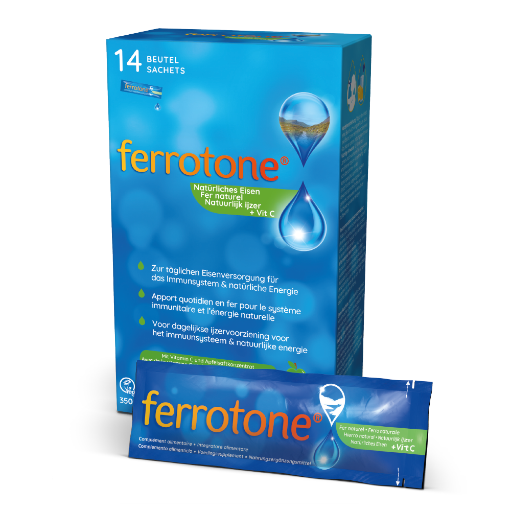 FERROTONE flüssiger Eisenlieferant mit Apfelsaftkonzentrat und Vitamin C Beutel FERROTONE flüssiger Eisenlieferant mit Apfelsaftkonzentrat und Vitamin C Beutel