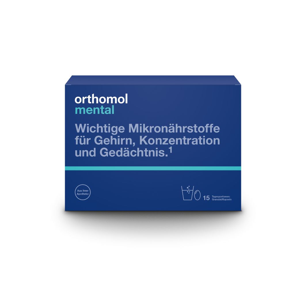 ORTHOMOL mental Granulat/Kapseln 15 Tage Kombip. ORTHOMOL mental Granulat/Kapseln 15 Tage Kombip.