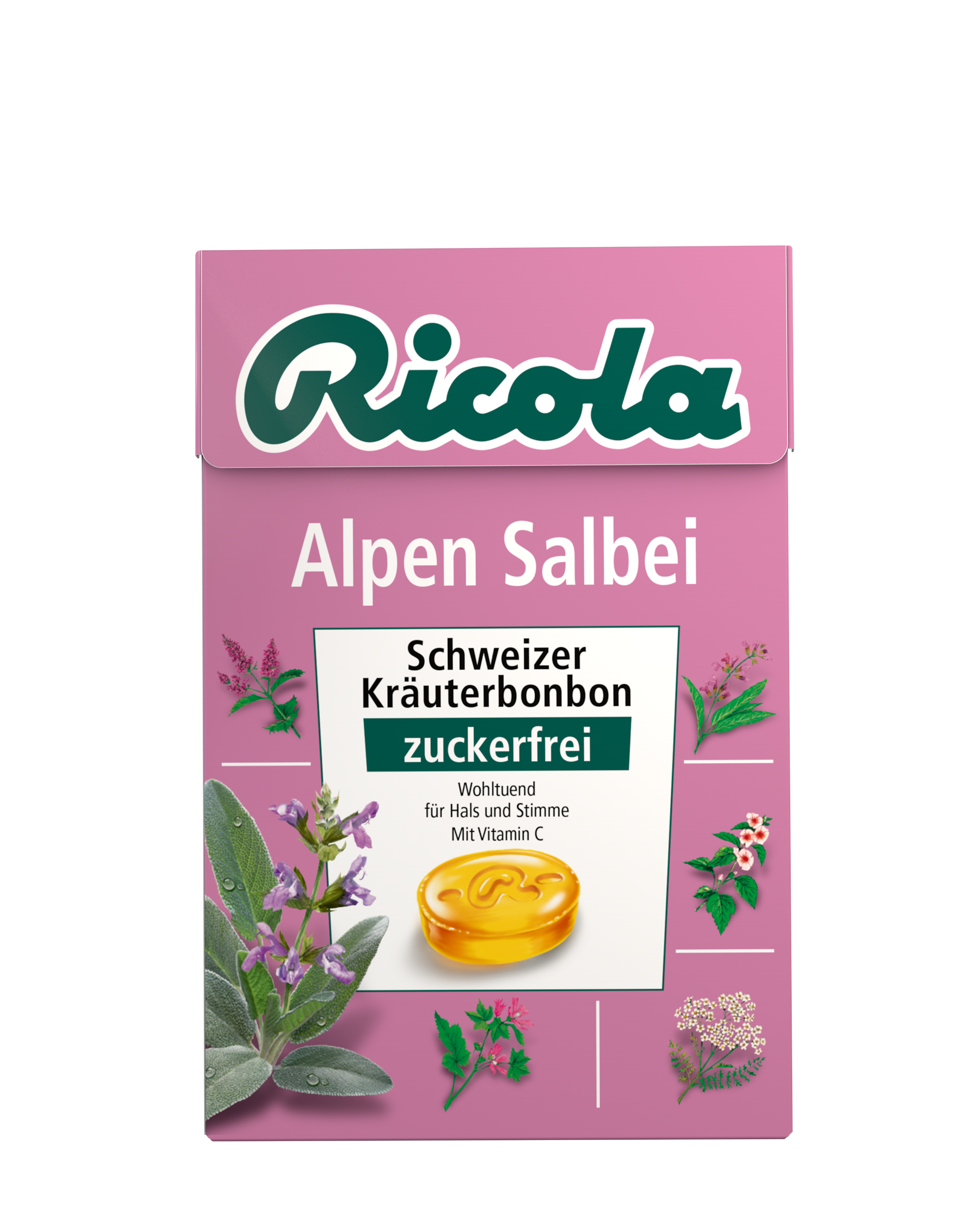 RICOLA o.Z.Box Salbei Alpen Salbei Bonbons RICOLA o.Z.Box Salbei Alpen Salbei Bonbons