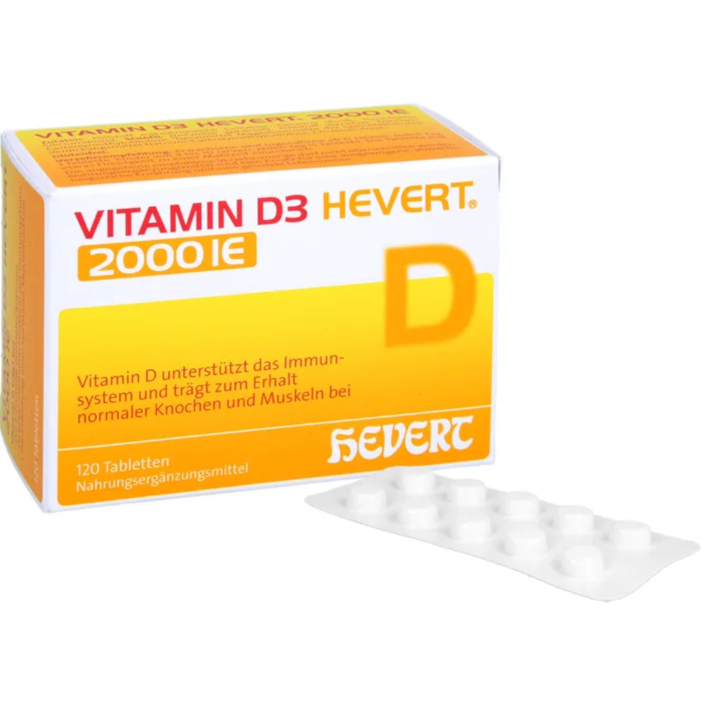 VITAMIN D3 HEVERT 2.000 I.E. Tabletten VITAMIN D3 HEVERT 2.000 I.E. Tabletten