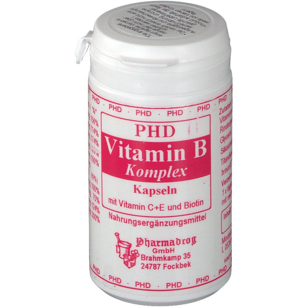 VITAMIN B KOMPLEX m.Vitamin C+E und Biotin Kapseln VITAMIN B KOMPLEX m.Vitamin C+E und Biotin Kapseln