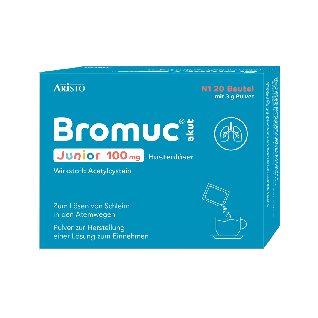 BROMUC akut Junior 100 mg Hustenlöser P.H.e.L.z.E. BROMUC akut Junior 100 mg Hustenlöser P.H.e.L.z.E.