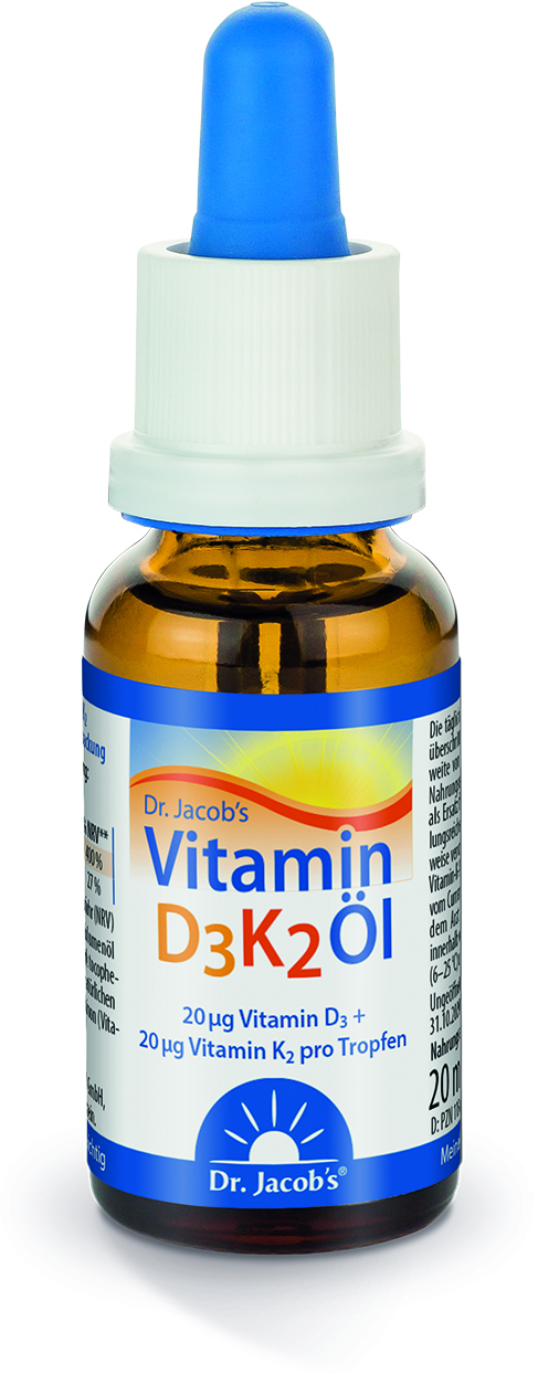 VITAMIN D3K2 Öl Dr.Jacob's Tropfen VITAMIN D3K2 Öl Dr.Jacob's Tropfen