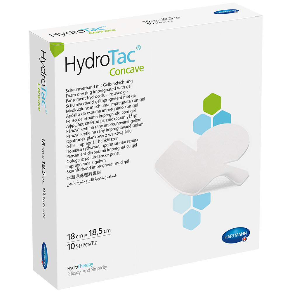 HYDROTAC concave Schaumverband 18x18,5 cm HYDROTAC concave Schaumverband 18x18,5 cm