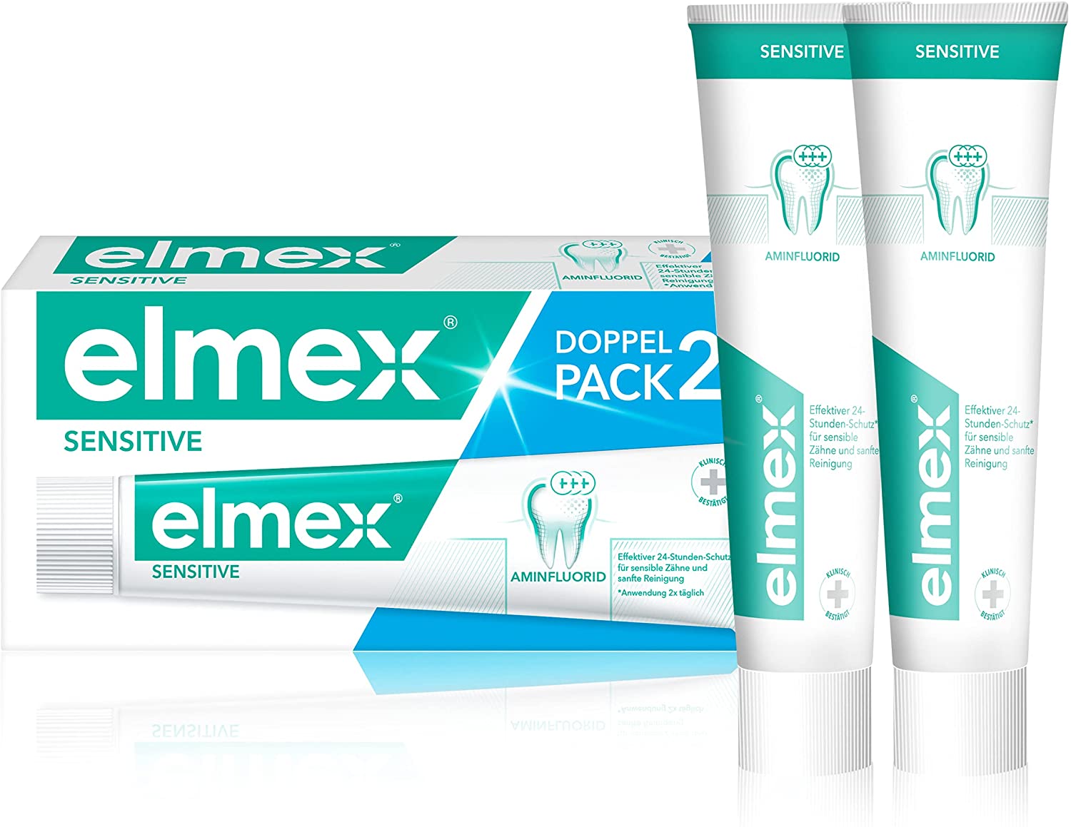 elmex Zahnpasta Sensitive für schmerzempfindliche Zähne Doppelpack elmex Zahnpasta Sensitive für schmerzempfindliche Zähne Doppelpack