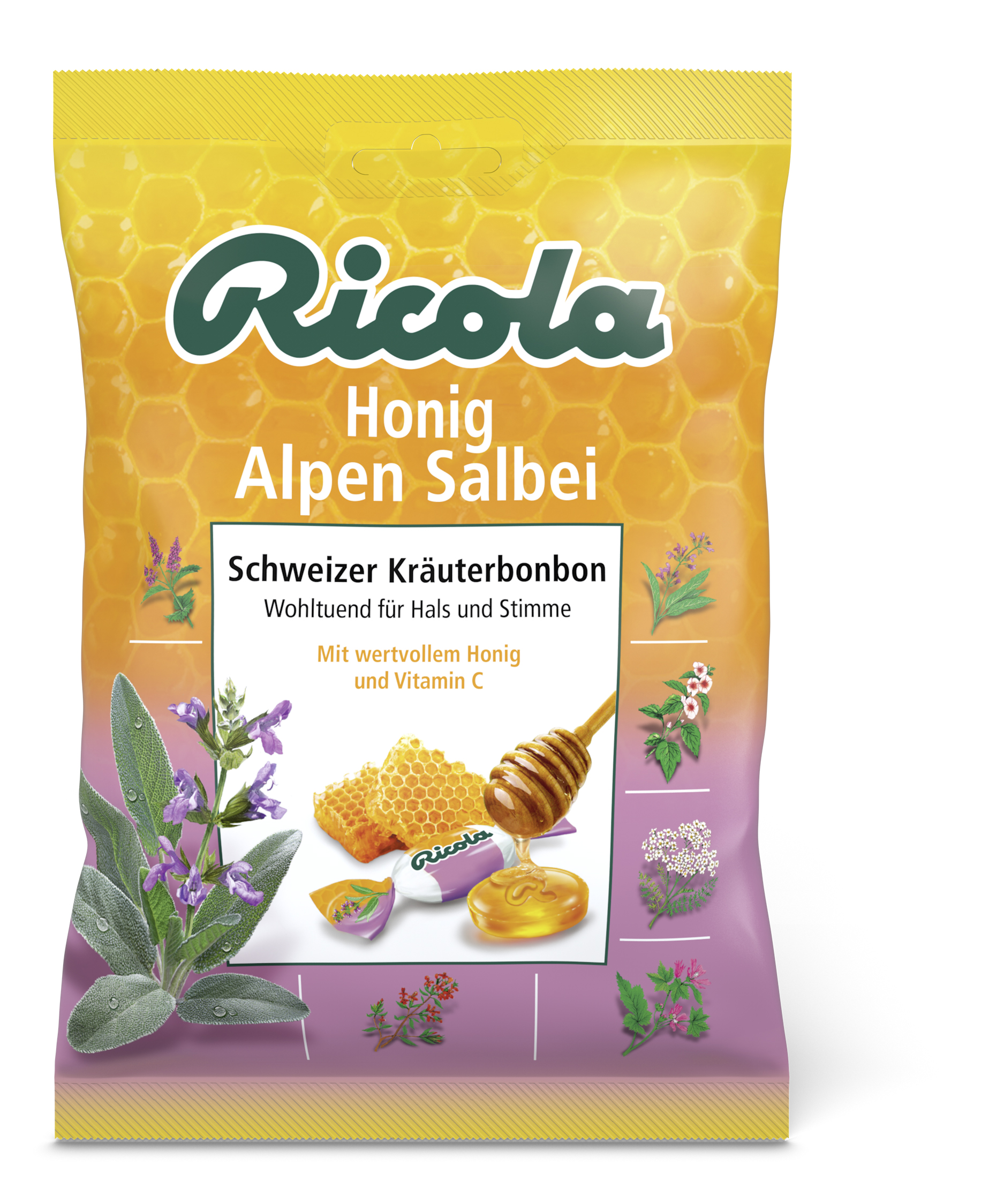 RICOLA m.Z.Beutel Honig Alpen Salbei Bonbons RICOLA m.Z.Beutel Honig Alpen Salbei Bonbons