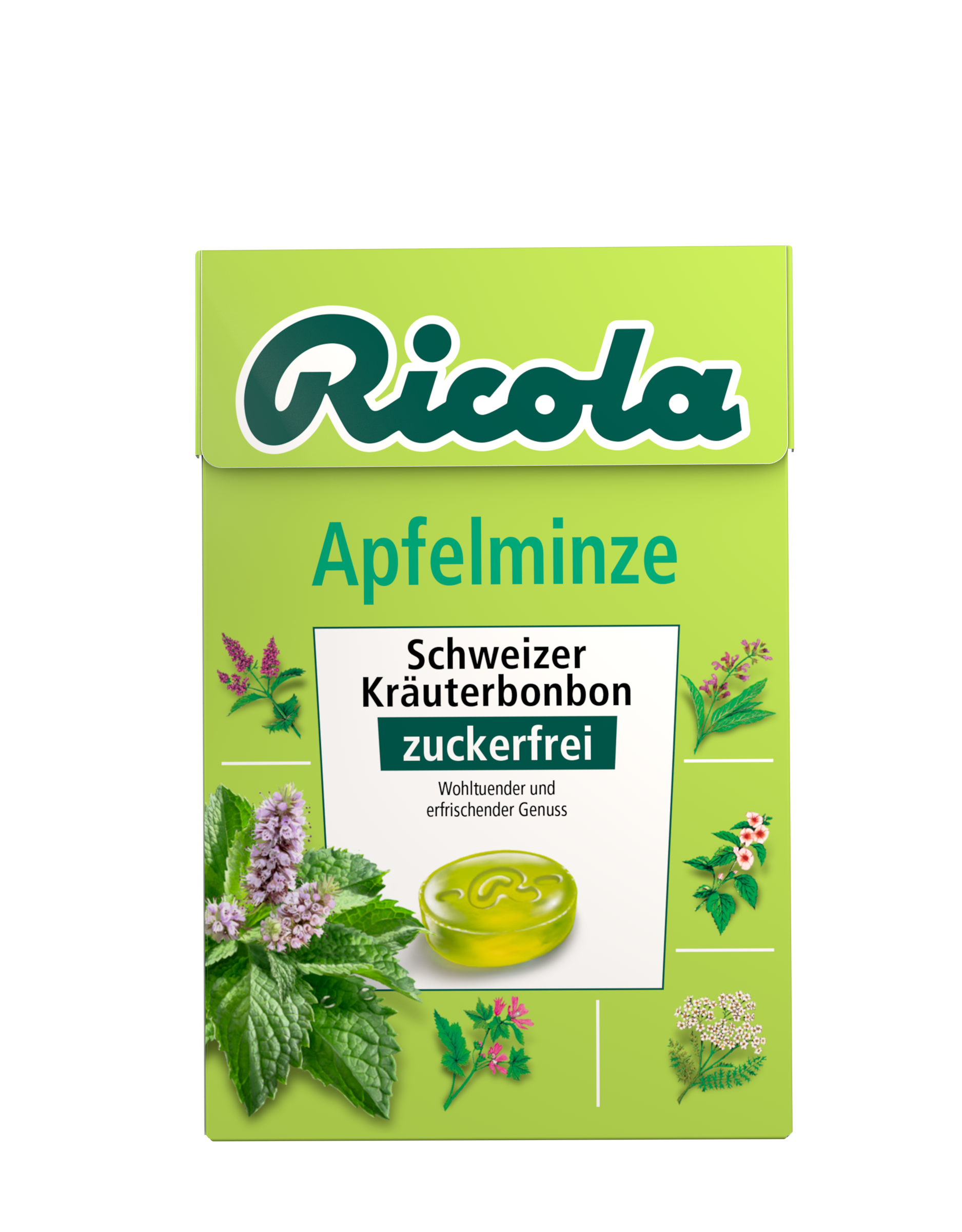 RICOLA o.Z.Box Apfelminze Bonbons RICOLA o.Z.Box Apfelminze Bonbons