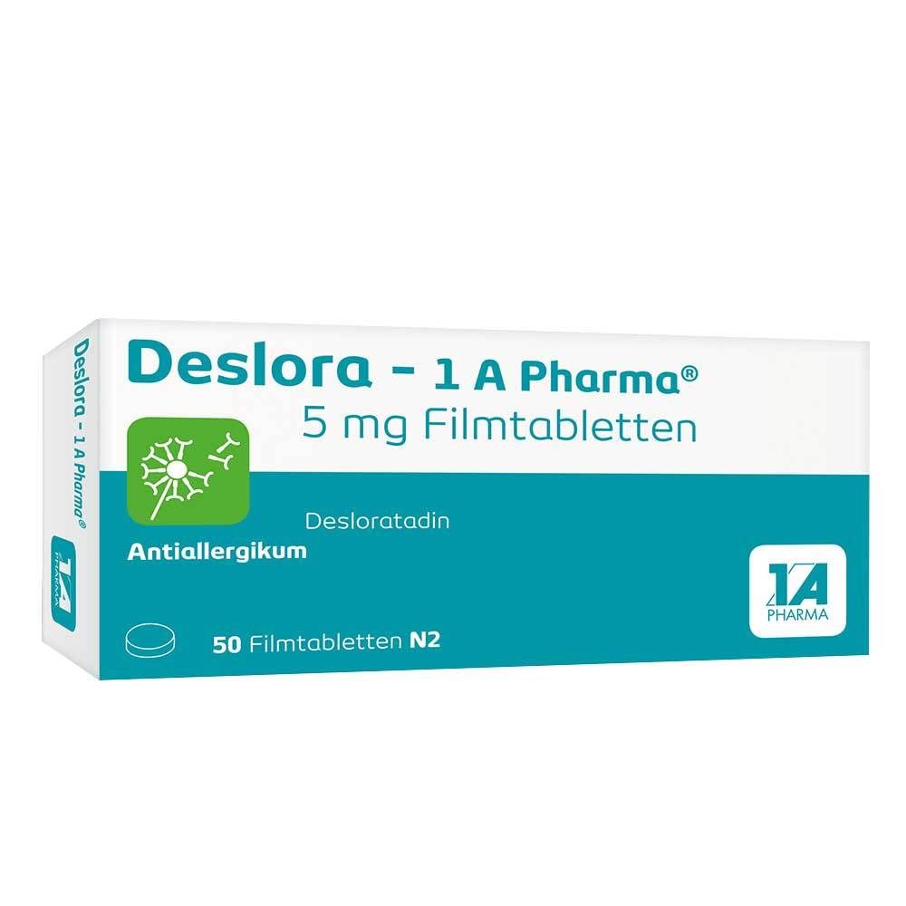 DESLORA-1A Pharma 5 mg Filmtabletten DESLORA-1A Pharma 5 mg Filmtabletten