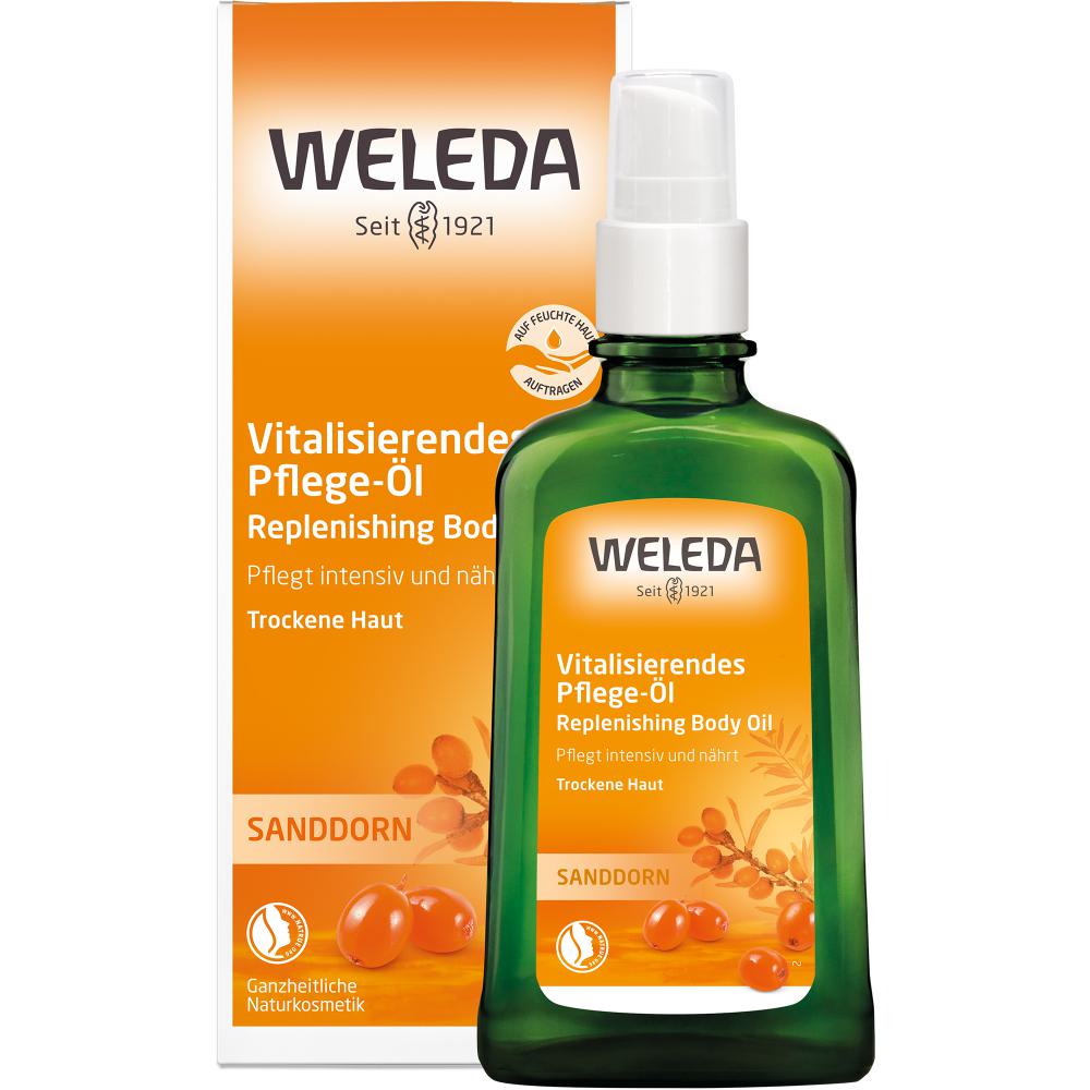 Weleda Körperöl Sanddorn - pflegt trockene Haut intensiv Weleda Körperöl Sanddorn - pflegt trockene Haut intensiv