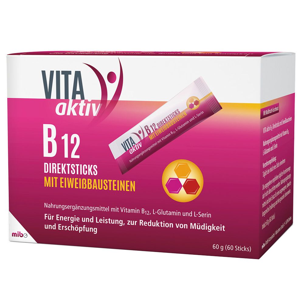 VITA AKTIV B12 Direktsticks mit Eiweißbausteinen VITA AKTIV B12 Direktsticks mit Eiweißbausteinen