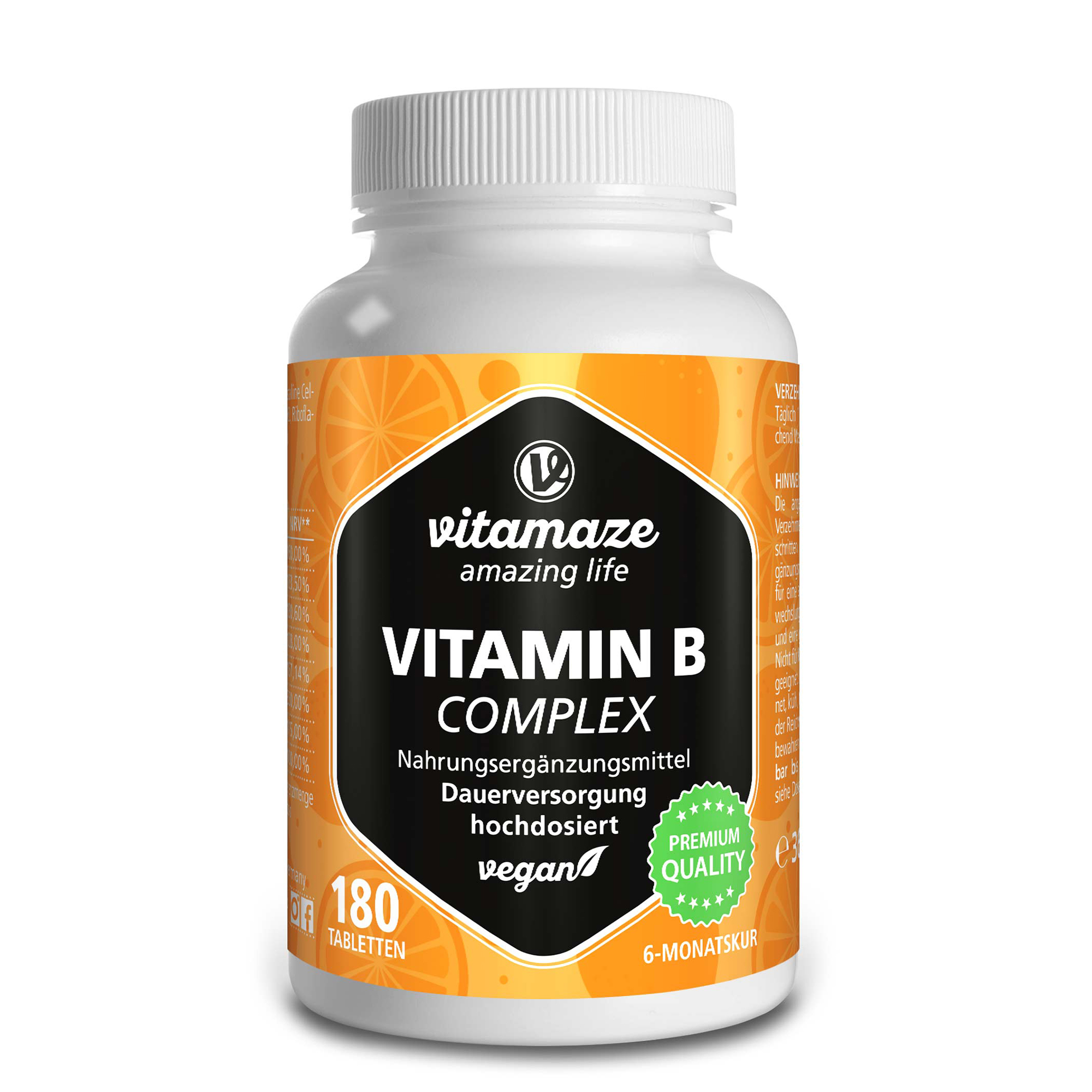 VITAMIN B COMPLEX hochdosiert vegan Tabletten VITAMIN B COMPLEX hochdosiert vegan Tabletten