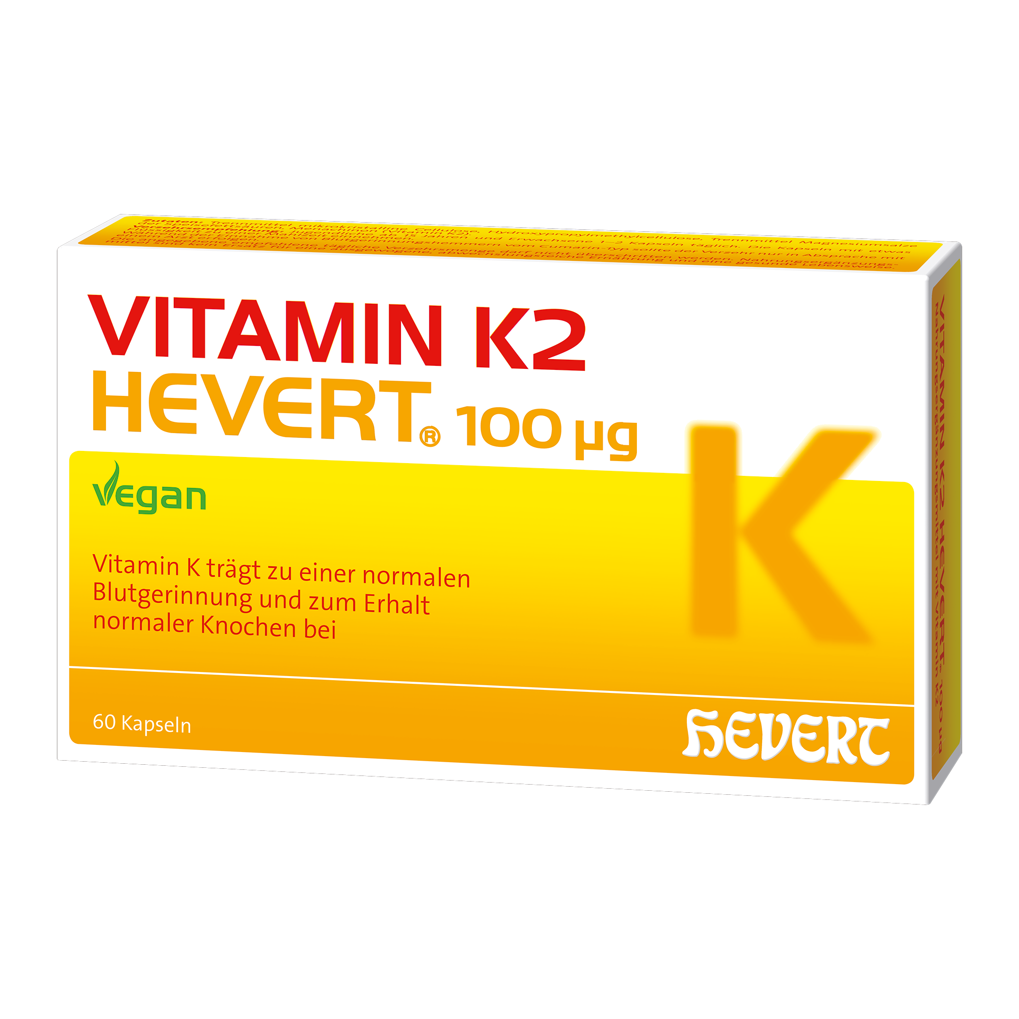VITAMIN K2 HEVERT 100 μg Kapseln VITAMIN K2 HEVERT 100 μg Kapseln