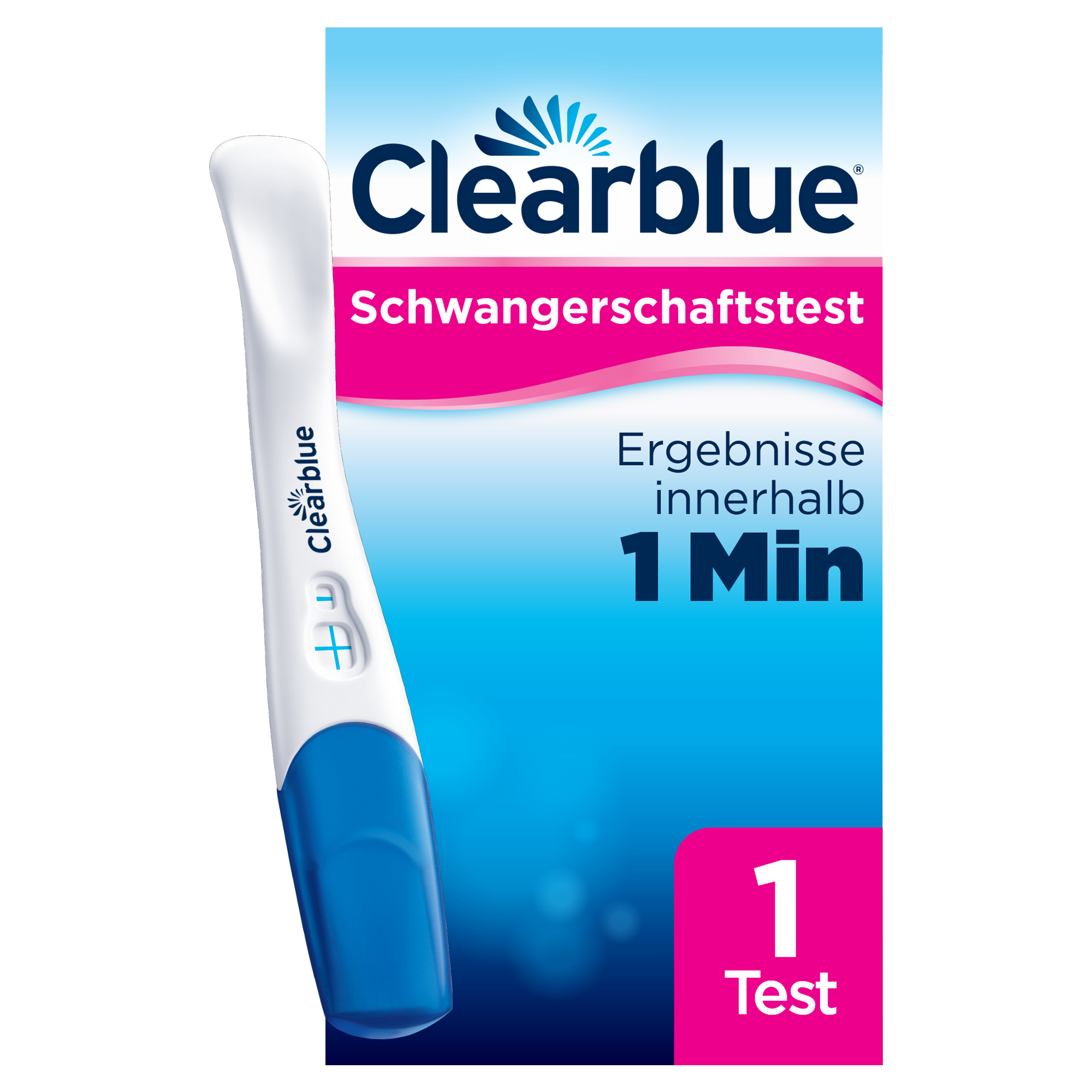 CLEARBLUE Schwangerschaftstest schnelle Erkennung CLEARBLUE Schwangerschaftstest schnelle Erkennung