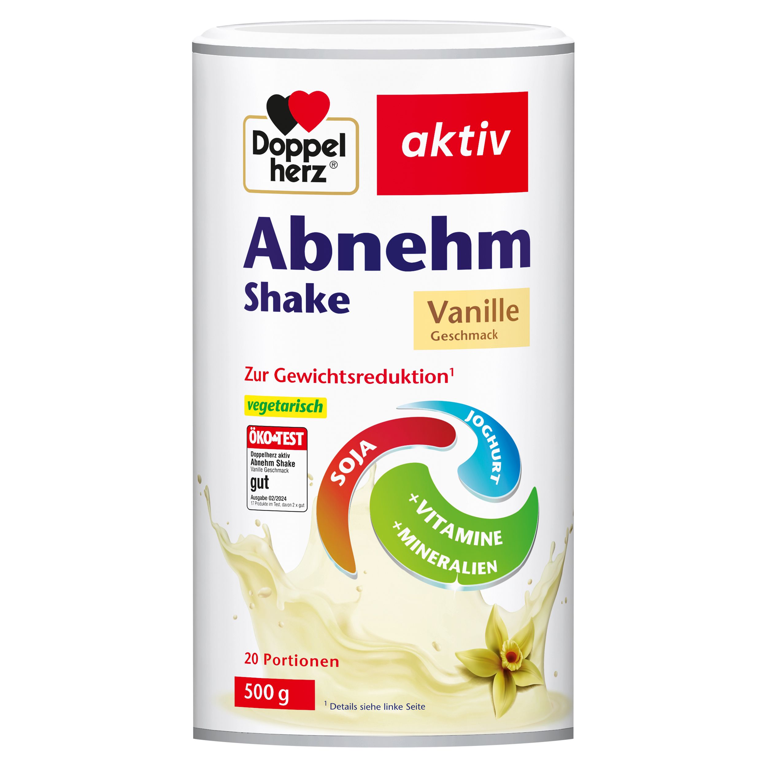 DOPPELHERZ Abnehm Shake Vanille Pulver DOPPELHERZ Abnehm Shake Vanille Pulver