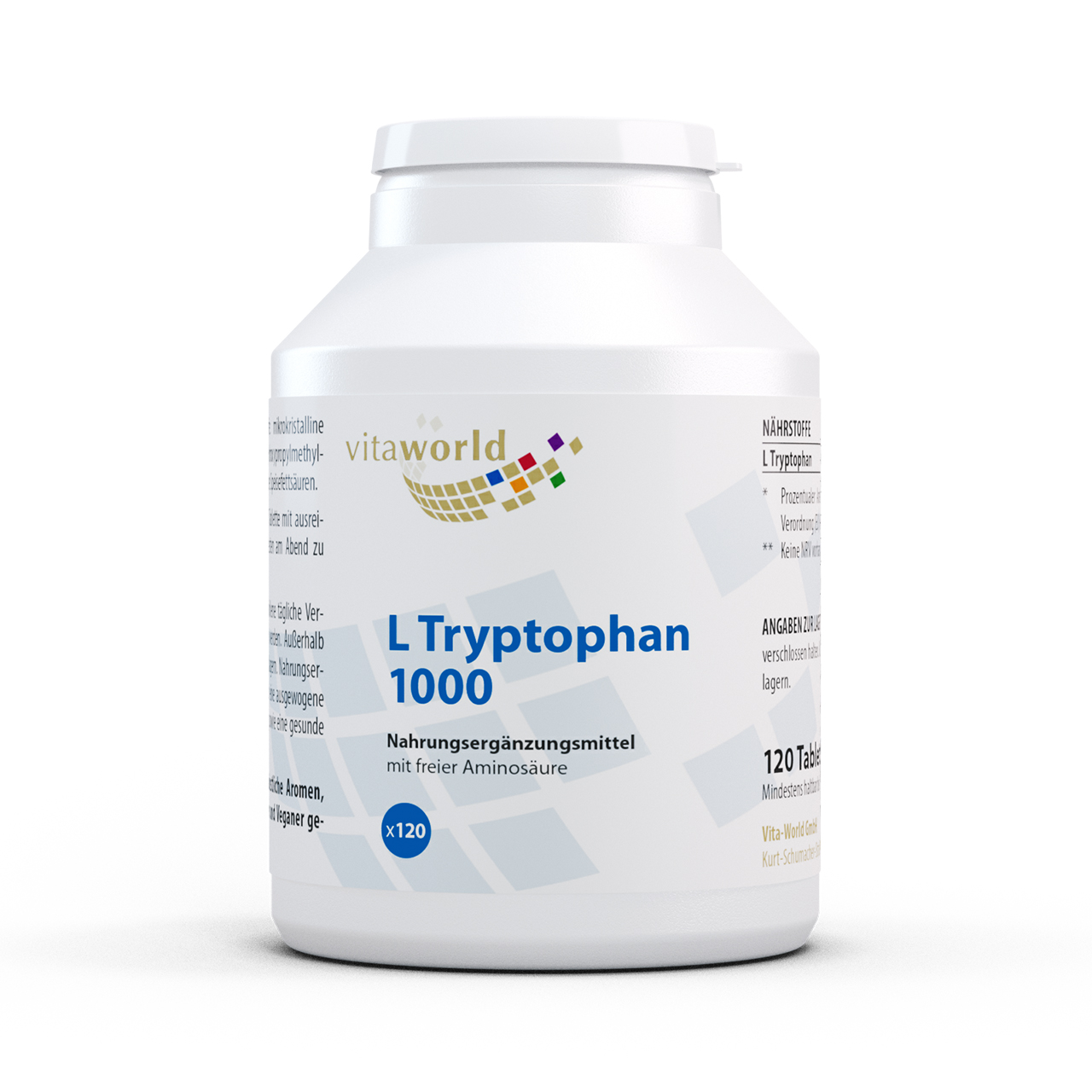 L-TRYPTOPHAN 1000 Tabletten L-TRYPTOPHAN 1000 Tabletten