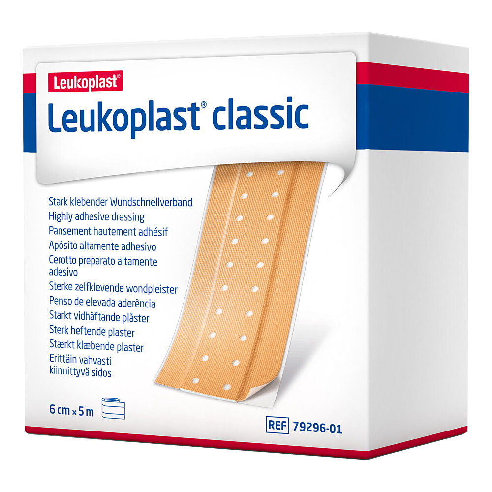 LEUKOPLAST Classic Pflaster 6 cmx5 m Rolle LEUKOPLAST Classic Pflaster 6 cmx5 m Rolle