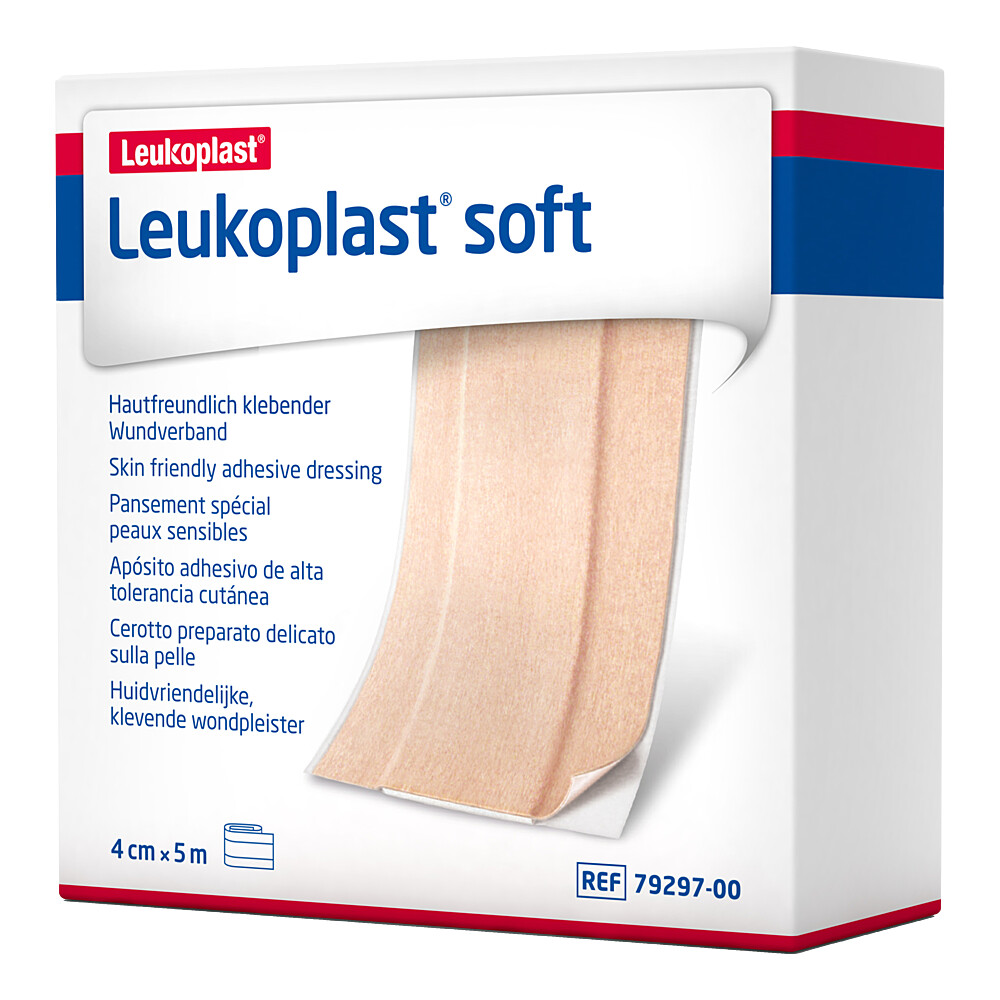 LEUKOPLAST soft Pflaster 4 cmx5 m Rolle LEUKOPLAST soft Pflaster 4 cmx5 m Rolle