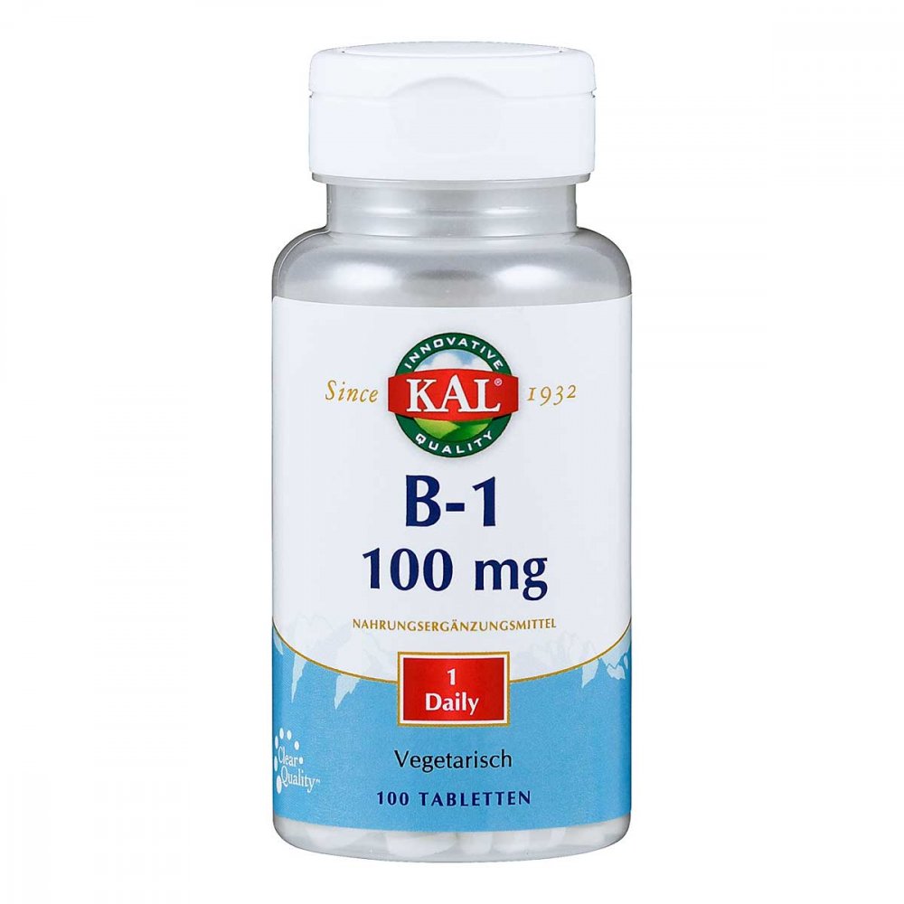 VITAMIN B1 THIAMIN 100 mg Tabletten VITAMIN B1 THIAMIN 100 mg Tabletten