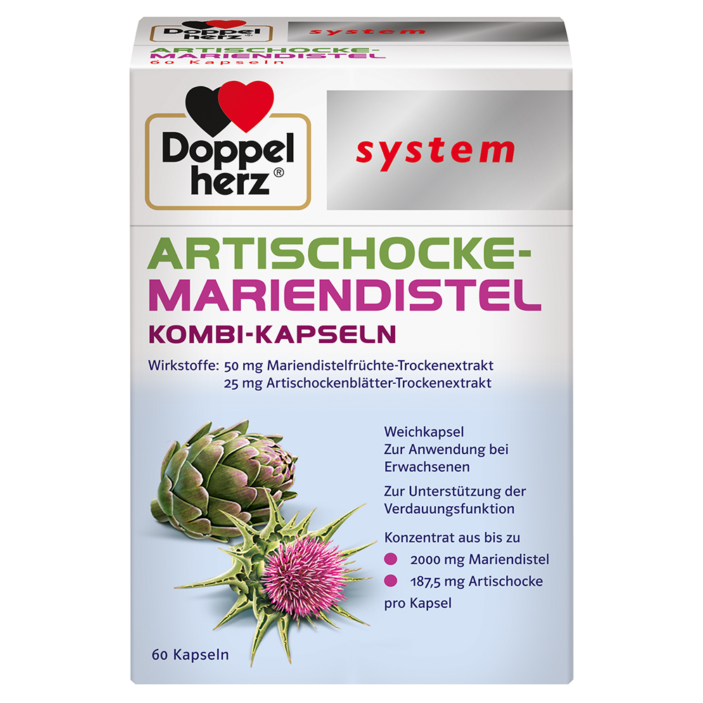 DOPPELHERZ Artischocke-Mariendistel system Weichk. DOPPELHERZ Artischocke-Mariendistel system Weichk.