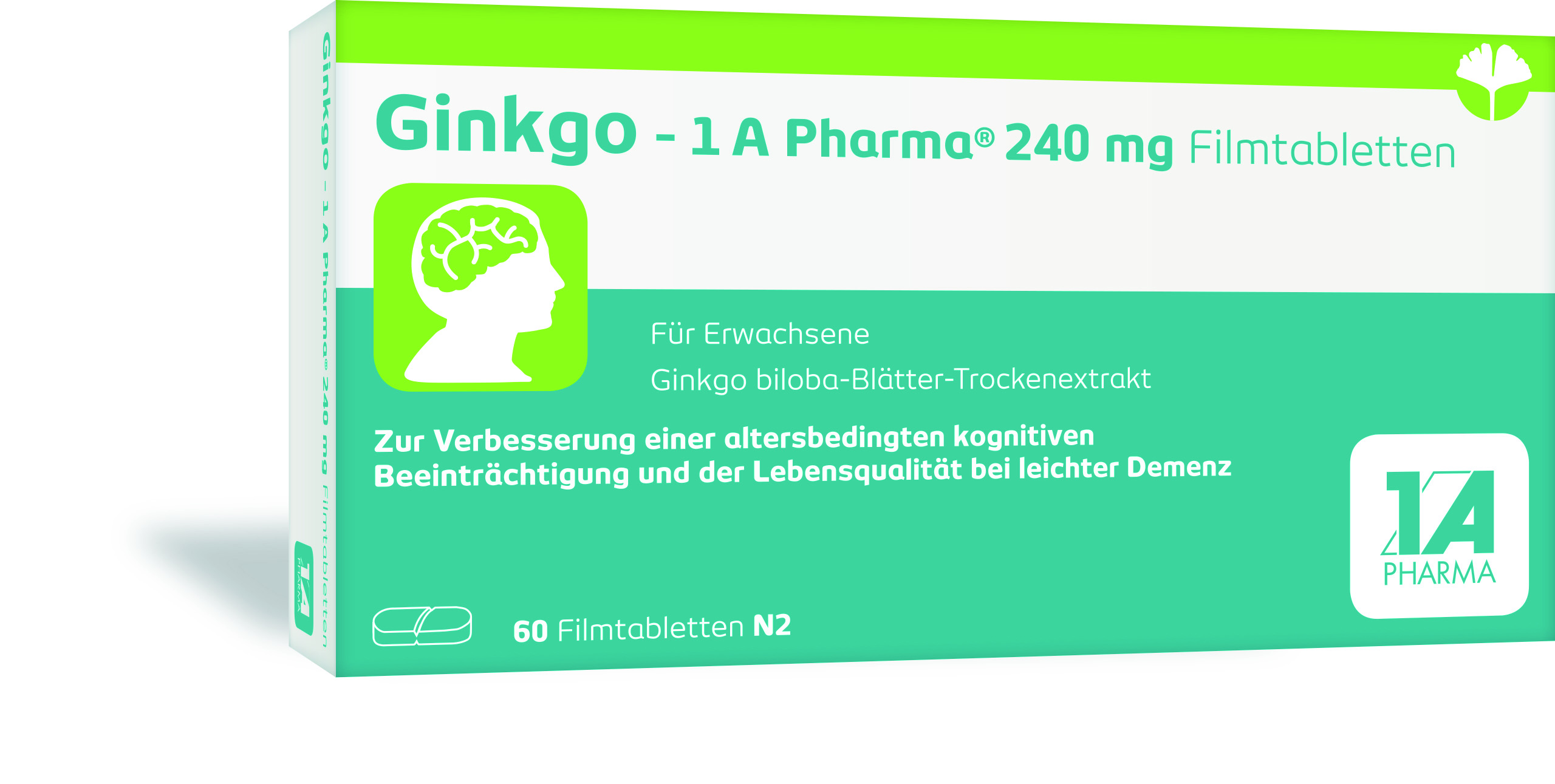 GINKGO-1A Pharma 240 mg Filmtabletten GINKGO-1A Pharma 240 mg Filmtabletten