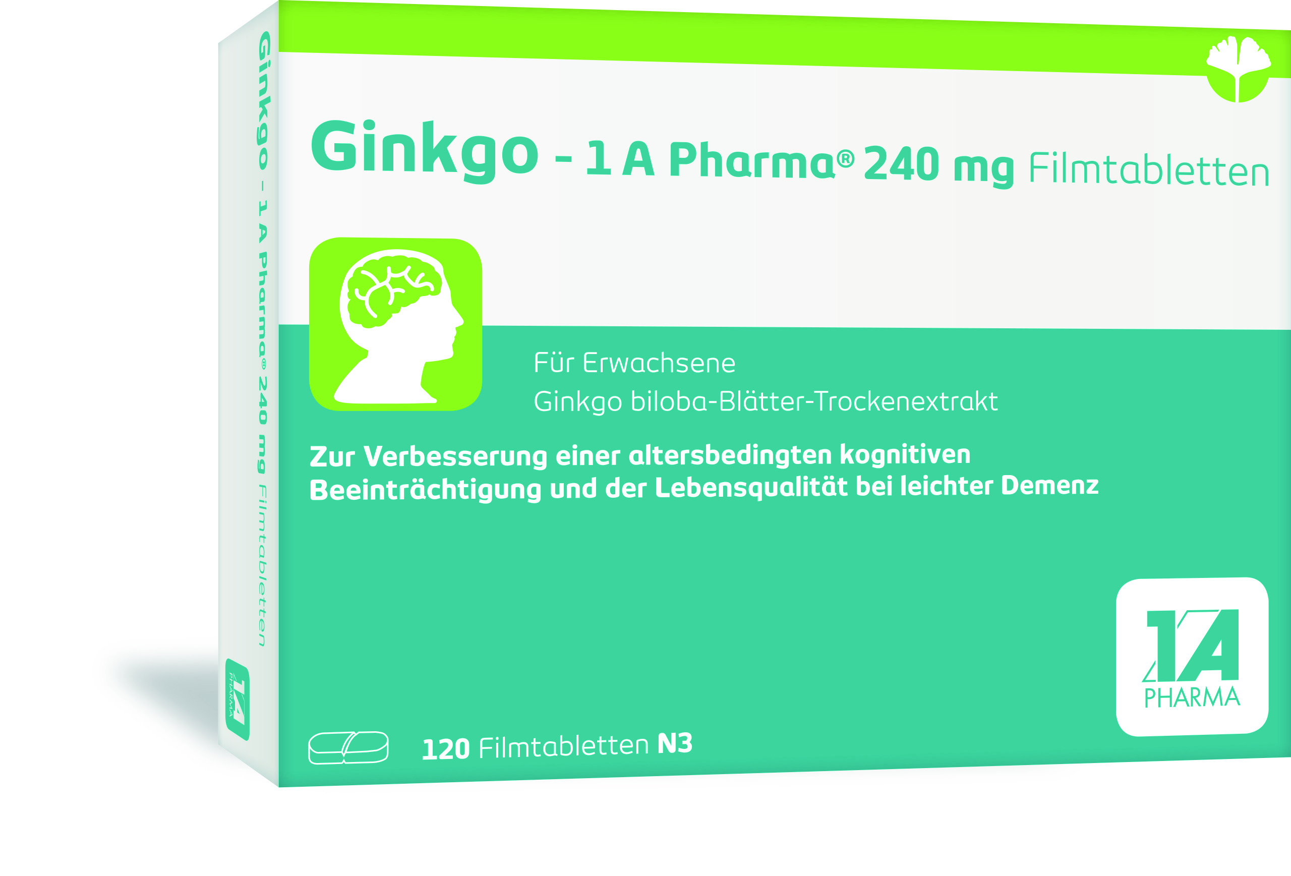 GINKGO-1A Pharma 240 mg Filmtabletten GINKGO-1A Pharma 240 mg Filmtabletten