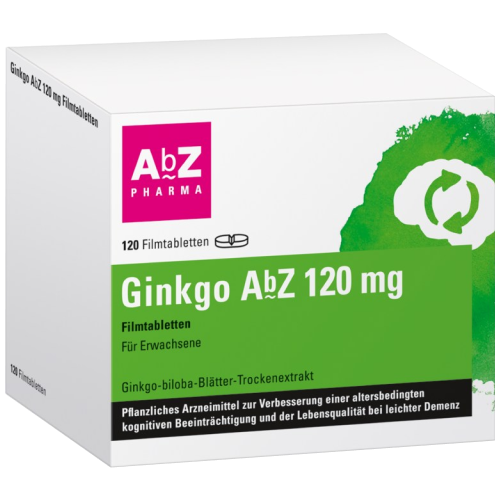 GINKGO AbZ 120 mg Filmtabletten GINKGO AbZ 120 mg Filmtabletten