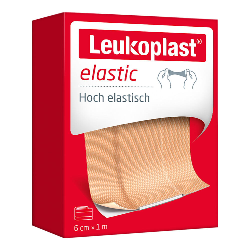 LEUKOPLAST Elastic Pflaster 6 cmx1 m LEUKOPLAST Elastic Pflaster 6 cmx1 m