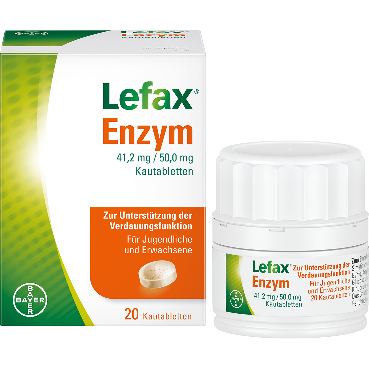 LEFAX Enzym Kautabletten LEFAX Enzym Kautabletten