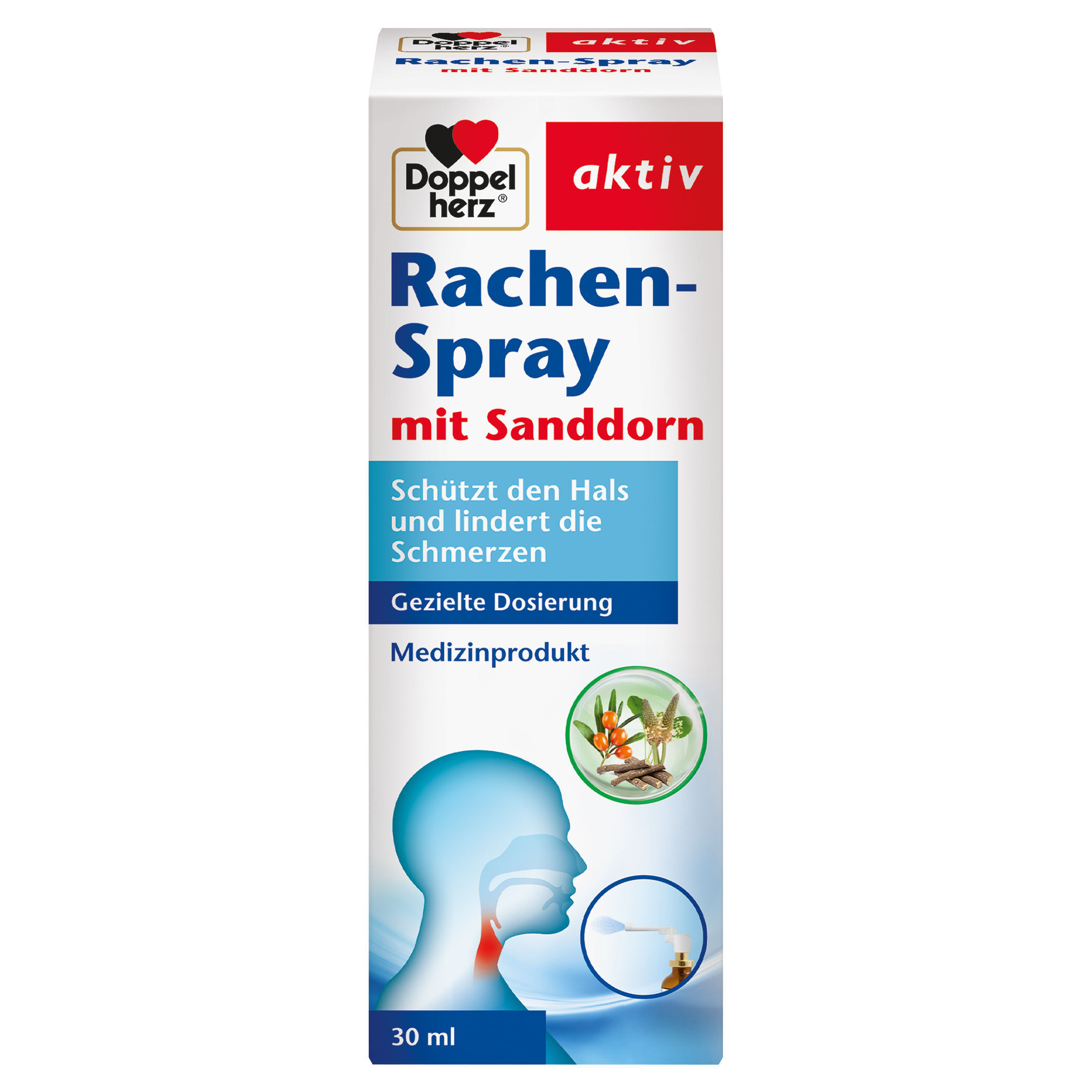 DOPPELHERZ Rachen-Spray mit Sanddorn DOPPELHERZ Rachen-Spray mit Sanddorn
