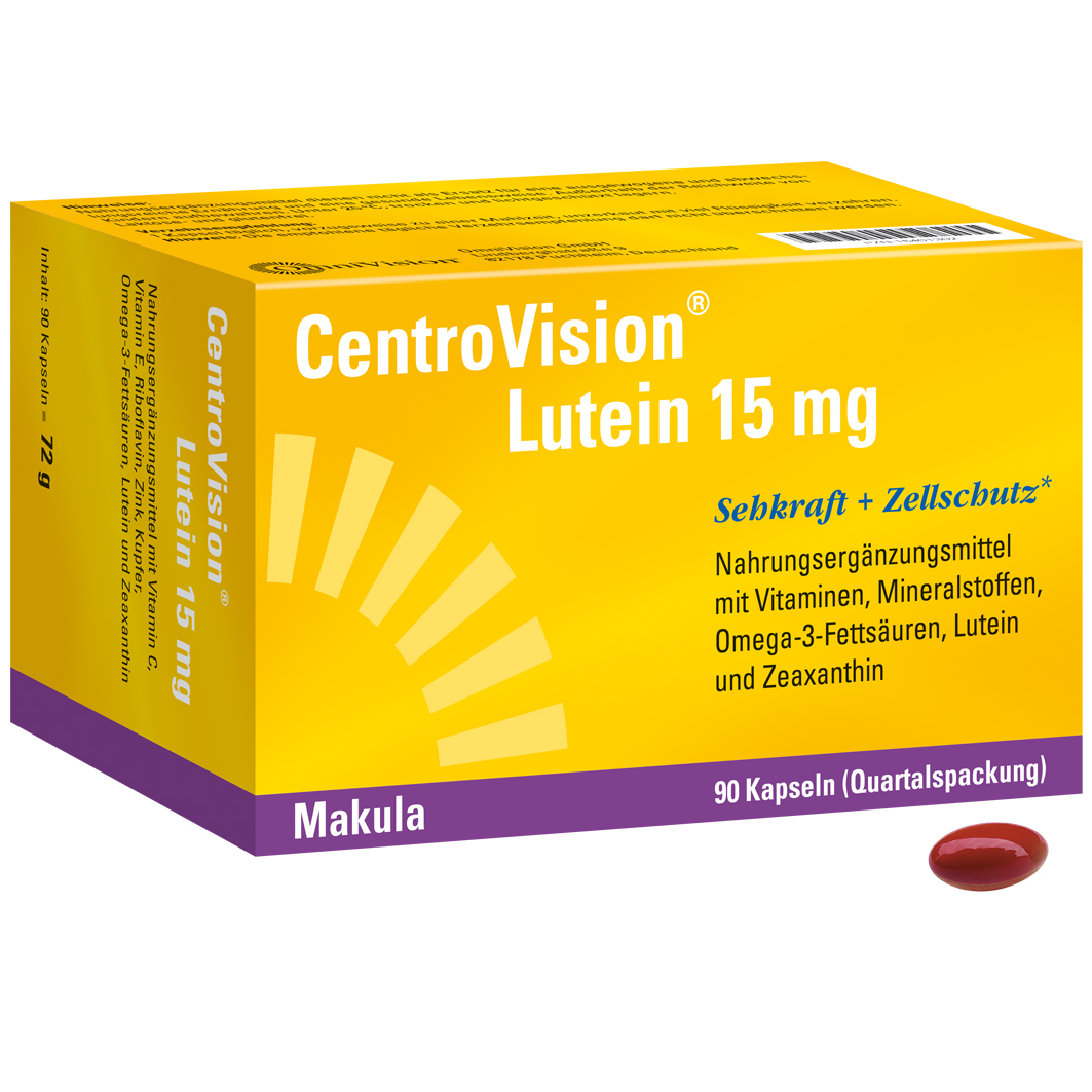 CENTROVISION Lutein 15 mg Kapseln CENTROVISION Lutein 15 mg Kapseln