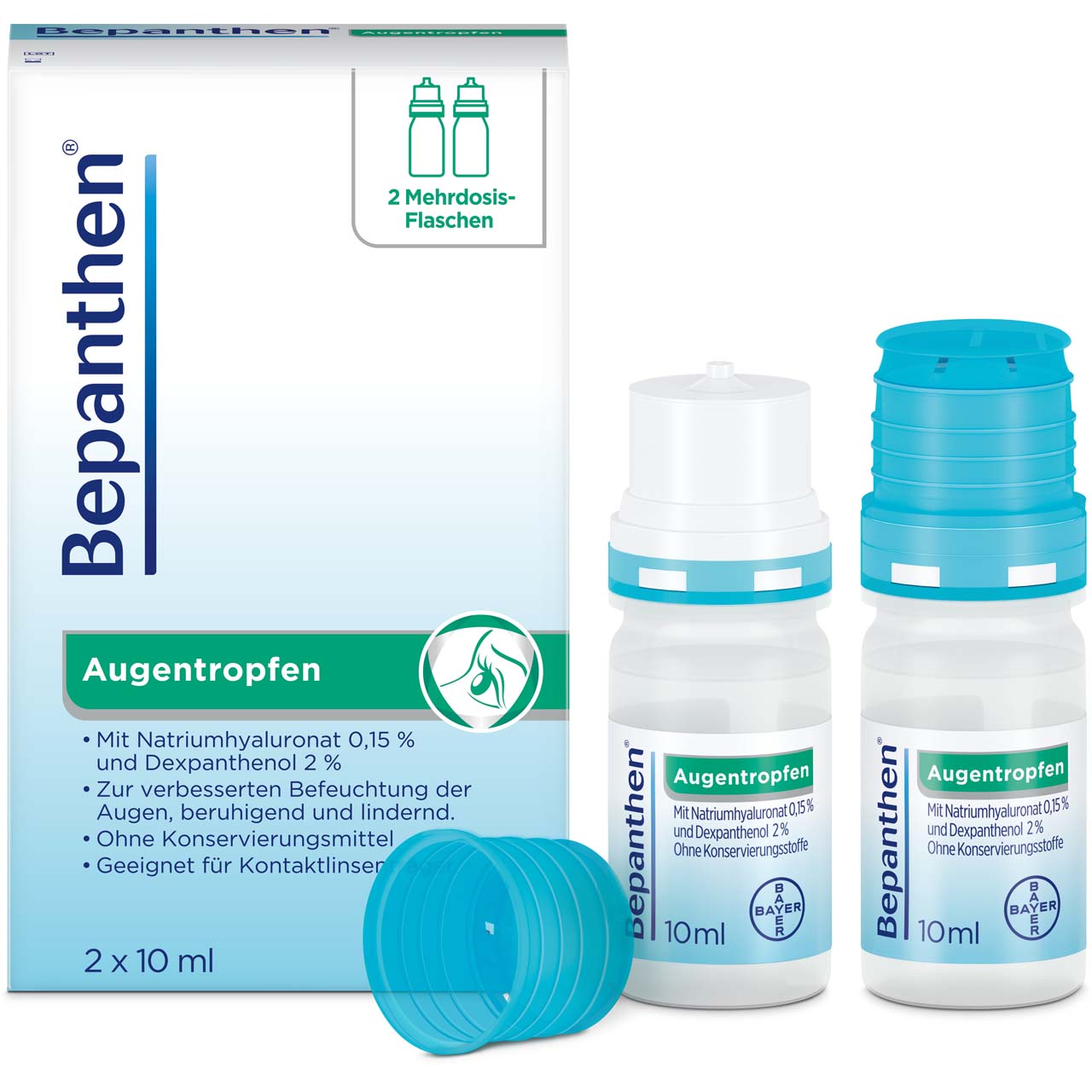 BEPANTHEN Augentropfen hilft bei trockenen, geröteten, juckenden oder brennenden Augen BEPANTHEN Augentropfen hilft bei trockenen, geröteten, juckenden oder brennenden Augen