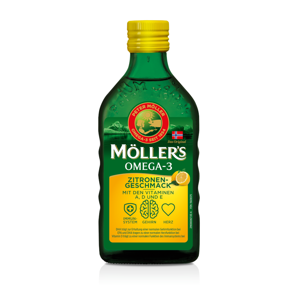 MÖLLER'S Omega-3 Zitronengeschmack Öl MÖLLER'S Omega-3 Zitronengeschmack Öl