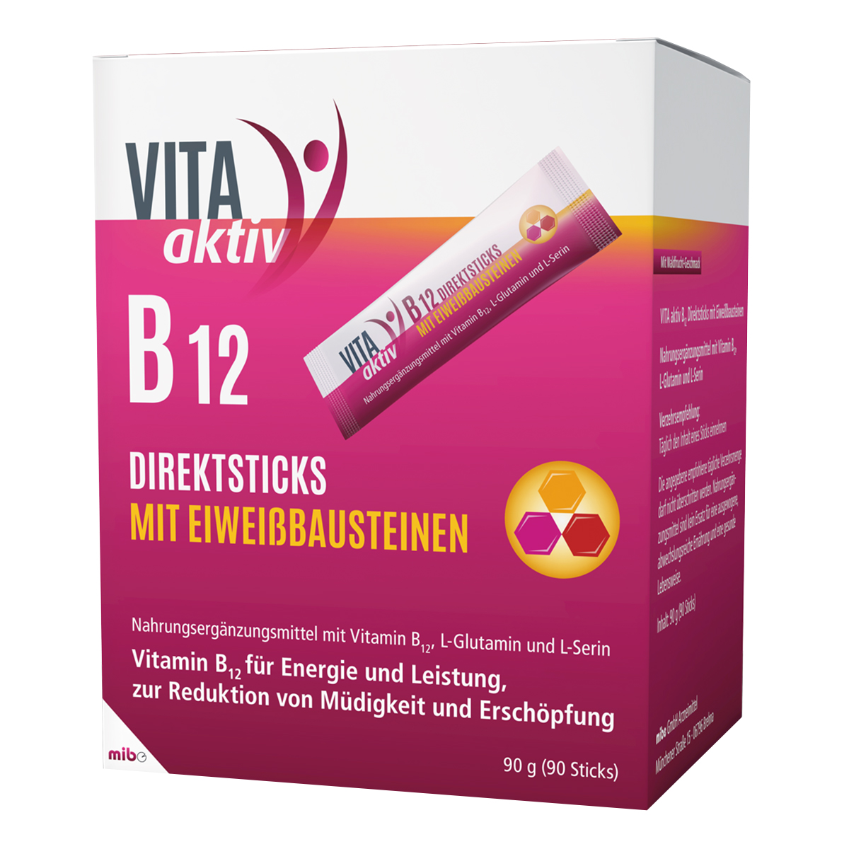 VITA AKTIV B12 Direktsticks mit Eiweißbausteinen VITA AKTIV B12 Direktsticks mit Eiweißbausteinen
