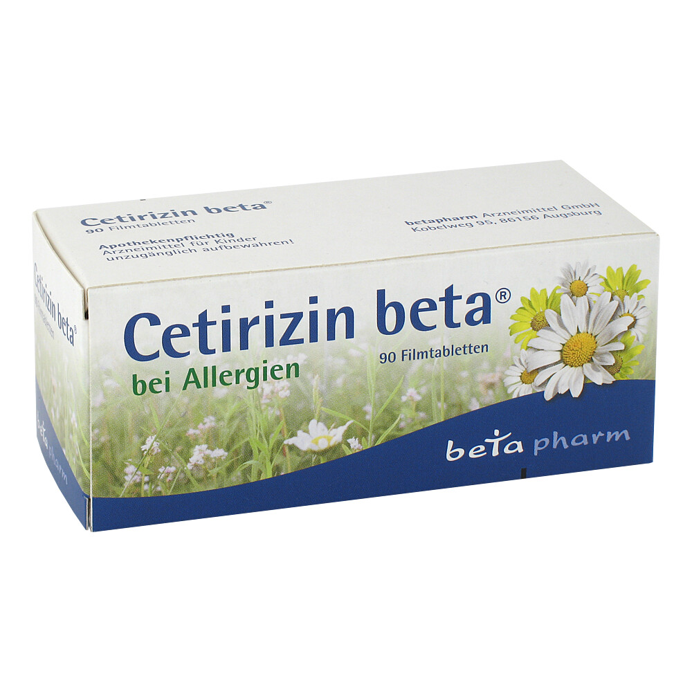 CETIRIZIN beta Filmtabletten CETIRIZIN beta Filmtabletten