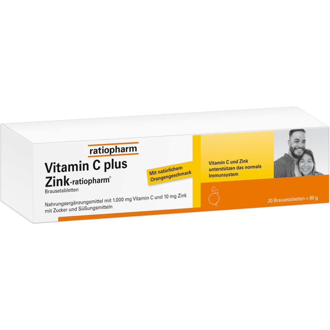 VITAMIN C PLUS Zink-ratiopharm Brausetabletten VITAMIN C PLUS Zink-ratiopharm Brausetabletten