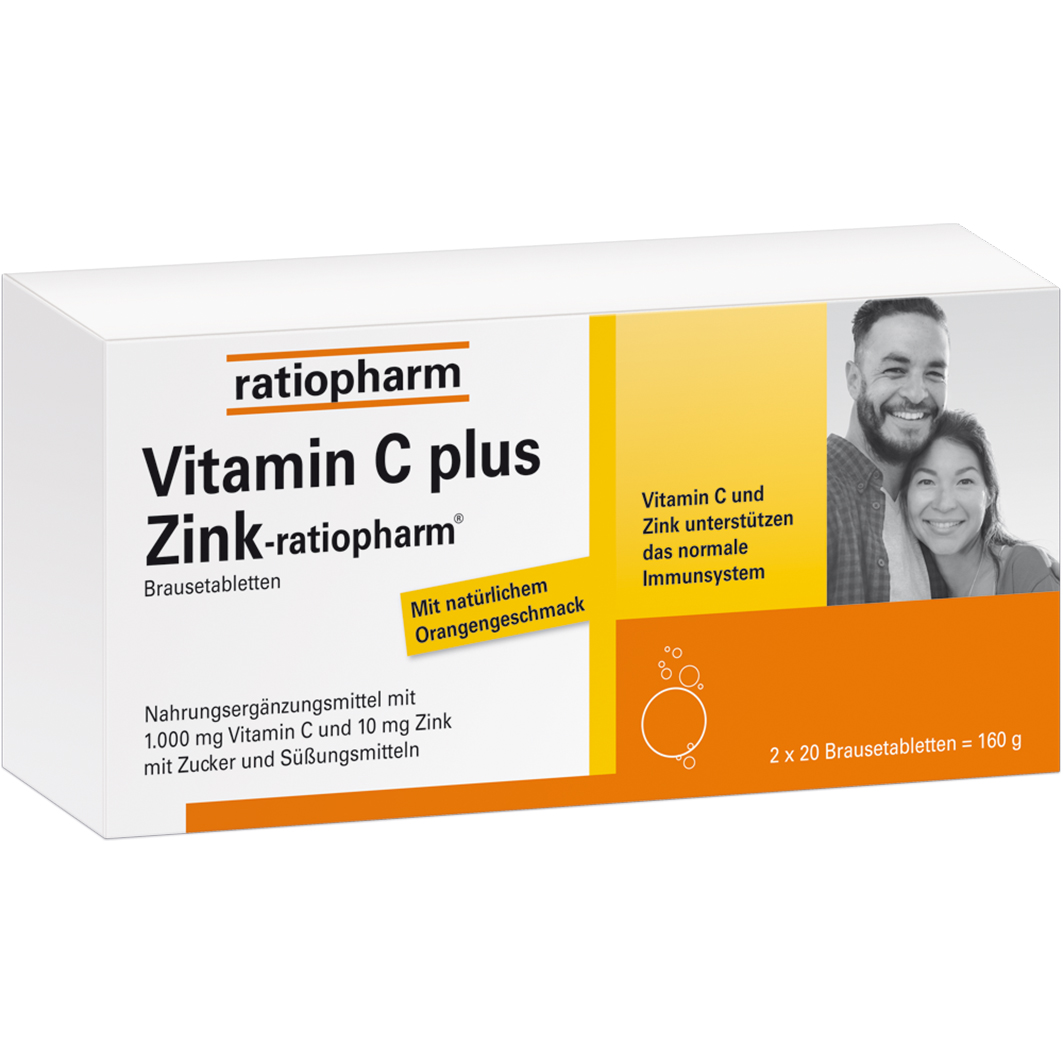 VITAMIN C PLUS Zink-ratiopharm Brausetabletten VITAMIN C PLUS Zink-ratiopharm Brausetabletten