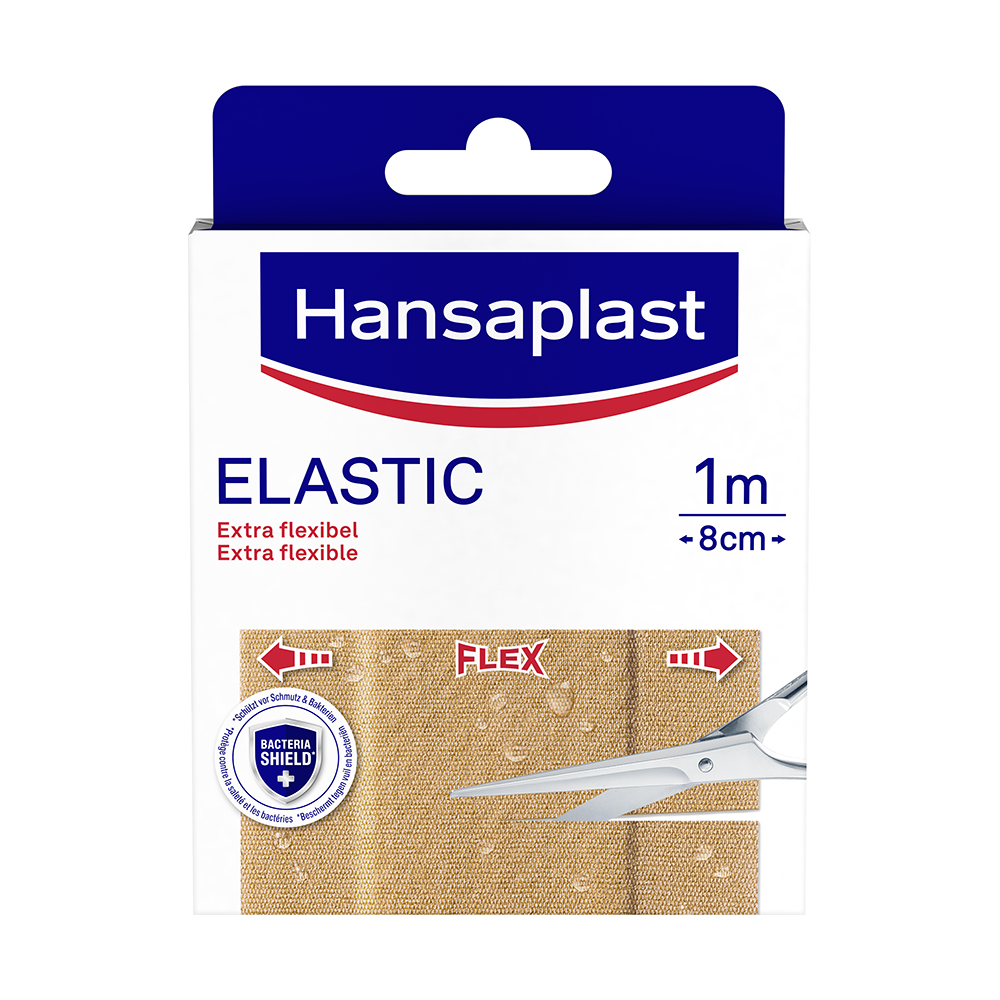 HANSAPLAST Elastic Pflaster 8 cmx1 m HANSAPLAST Elastic Pflaster 8 cmx1 m